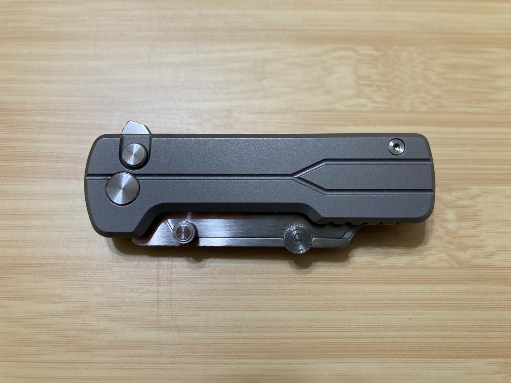 OKNIFE U1 Ultra Titanium Pocket Folding Utility Knife, Ceramic Blade | Button Lock, 3 Opening Methods, Pocket Clip and Lightweight EDC Folding Knife for Men Women (Titanium) customer photo 1