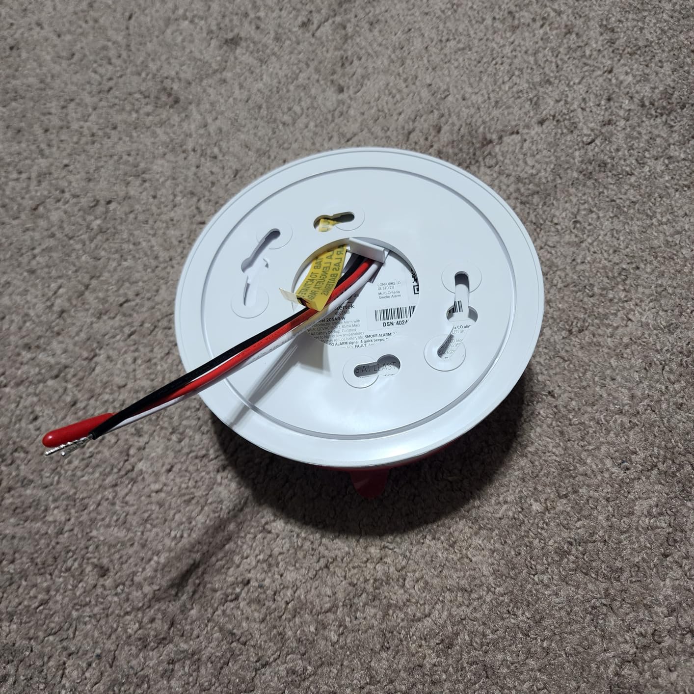 Kidde Hardwired Kidde App Enabled Smart Smoke Detector with AA Backup Battery, Interconnected Alarm customer photo 1