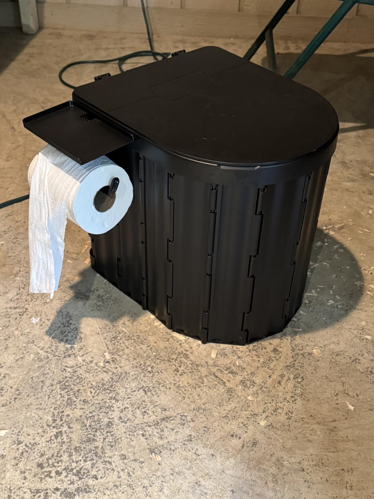 Portable Toilet with Urine Gel & Leak-Proof Bags - Odorless Camping Toilet for Adults & Kids, Outdoor Travel Potty with Ergonomic Design customer photo 1
