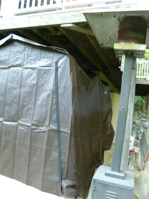 ShelterLogic 12' x 12' x 8' 3-in-1 Outdoor Loafing Shed Animal Shelter with Waterproof Cover, All-Weather Outdoor Storage Shed for Animals, Agriculture, and Farm Equipment, Brown customer photo 1