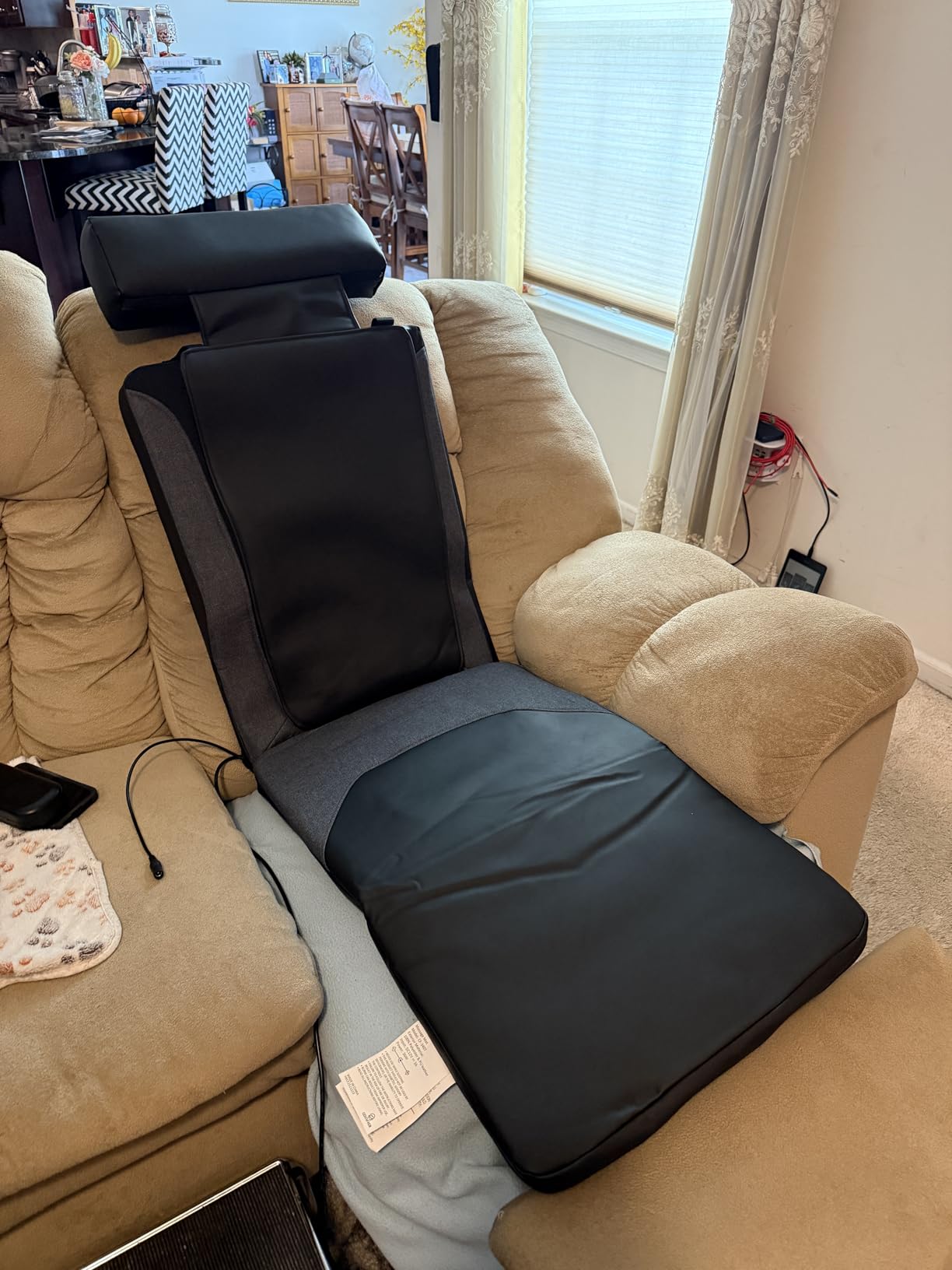 COMFIER FSA Full Body Massage Mat with Heat, HSA Eligible Shiatsu Back Massager for Pain Relief Kneading & Vibration, Graphene Heating Chair Massage Pad for Recliner Sofa Bed, Gifts for Mom Dad customer photo 2