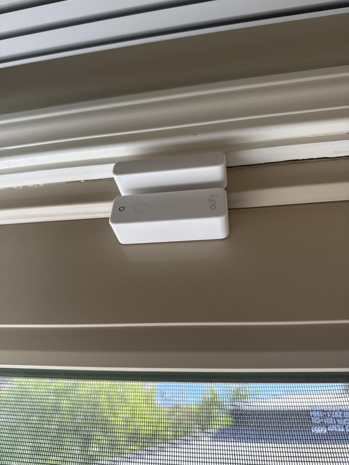 eufy Security Entry Sensor E20, Window & Door Alarm, 5-Year Battery | Dual-Side Detection, Instant Alerts, Bypass Button, 656ft open-air range, HomeBase 2/3/Mini/Pro required, No Monthly Fee customer photo 1