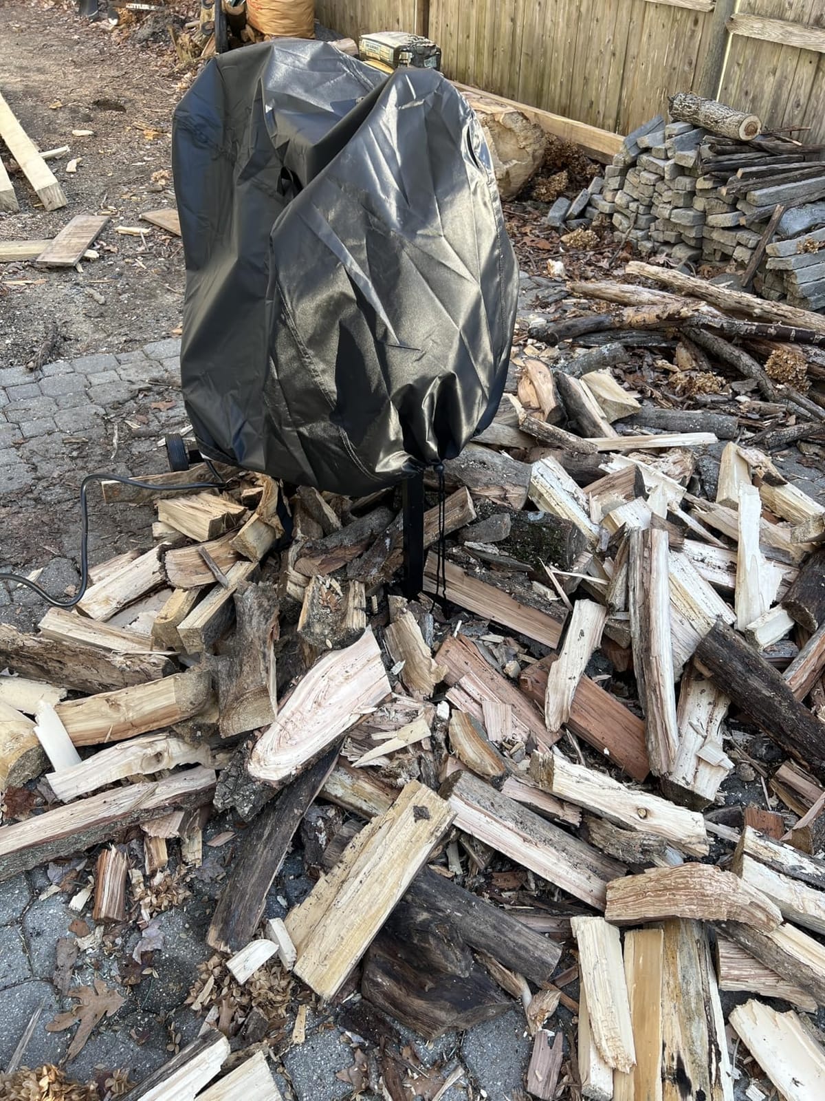 BILT HARD 6.5 Ton Electric Log Splitter with Stand - 15 Amp Motor Wood Splitter with Hydraulic Ram, Electric Firewood Splitting Machine Firewood Processing, Home Heating, and Yard Maintenance customer photo 1