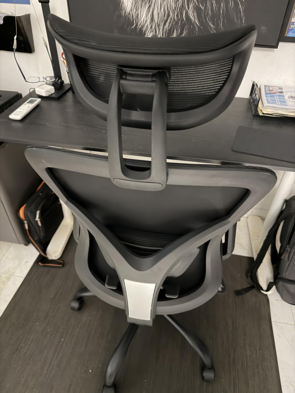 Marsail Ergonomic Office Chair with Lumbar Support and 2D Headrest | Adjustable armrests, contoured seat cushion, breathable design, smooth-rolling wheels, reclining function, height adjustment customer photo 2