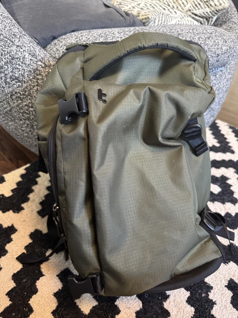 tomtoc Travel Backpack 40L, TSA Carry On Bag Flight Approved, PFAS Free | Carry on Luggage Backpack for Men Women, Water-resistant Business Airplane Rucksack for Travel Essentials Fit 17.3 Inch Laptop customer photo 1