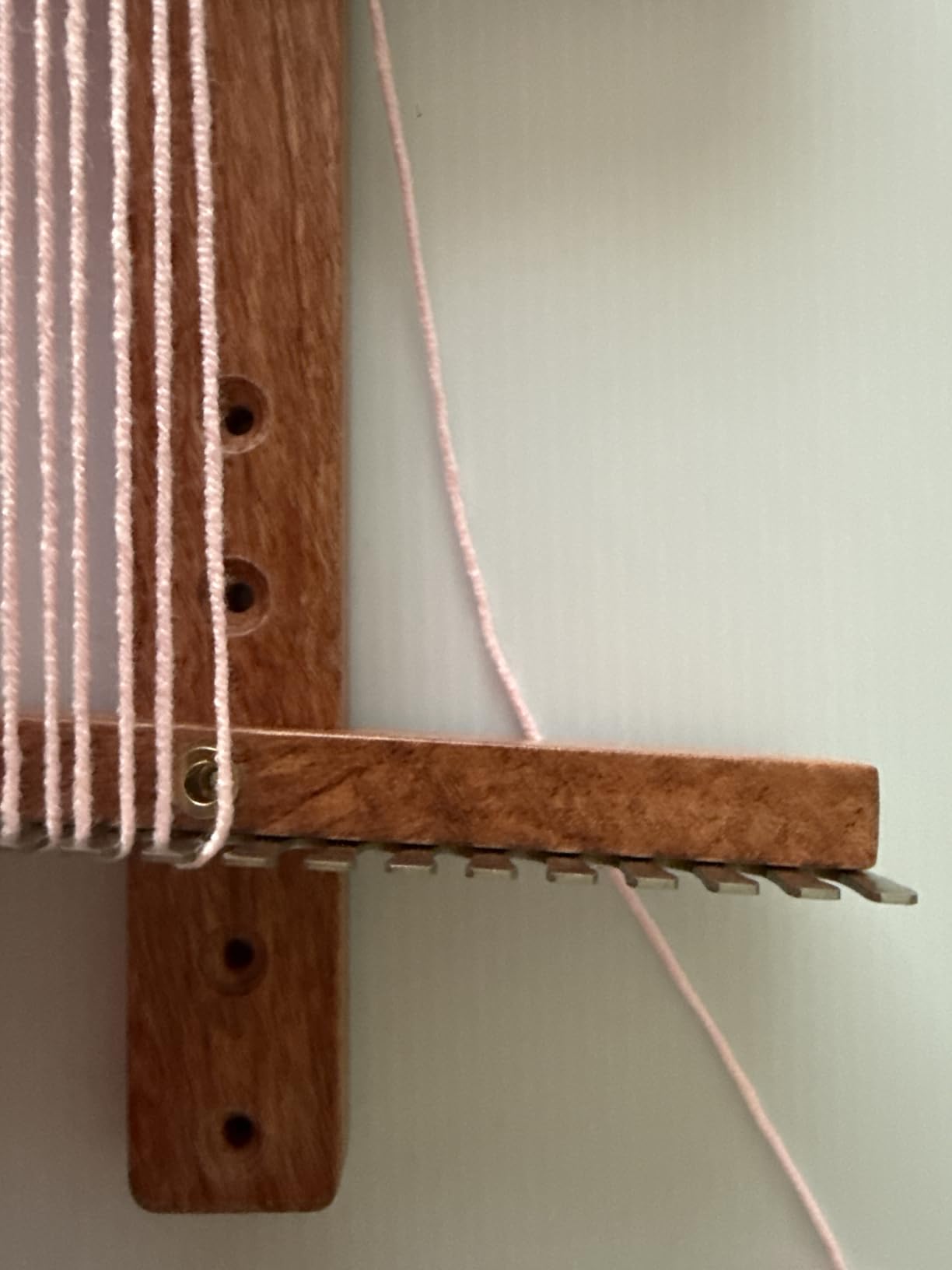 Savina Adjustable Tapestry Weaving Loom, Small Expandable 3.5in to 11.8in, Wooden Frame for Weaving Yarn, Art Projects, Ideal for Beginners & Advanced. customer photo 2