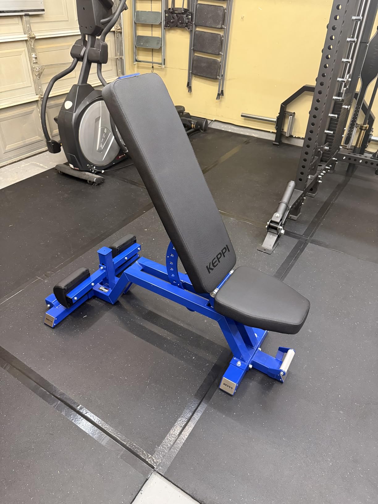Keppi Fitness Bench6000 Weight Bench, Commercial Grade FID Workout Bench | 2200lb Flat Capacity, 11 Back&8 Seat Specialized Angles for Serious Lifters, 97lb Frame Weight with above 1 Gauge Support customer photo 1