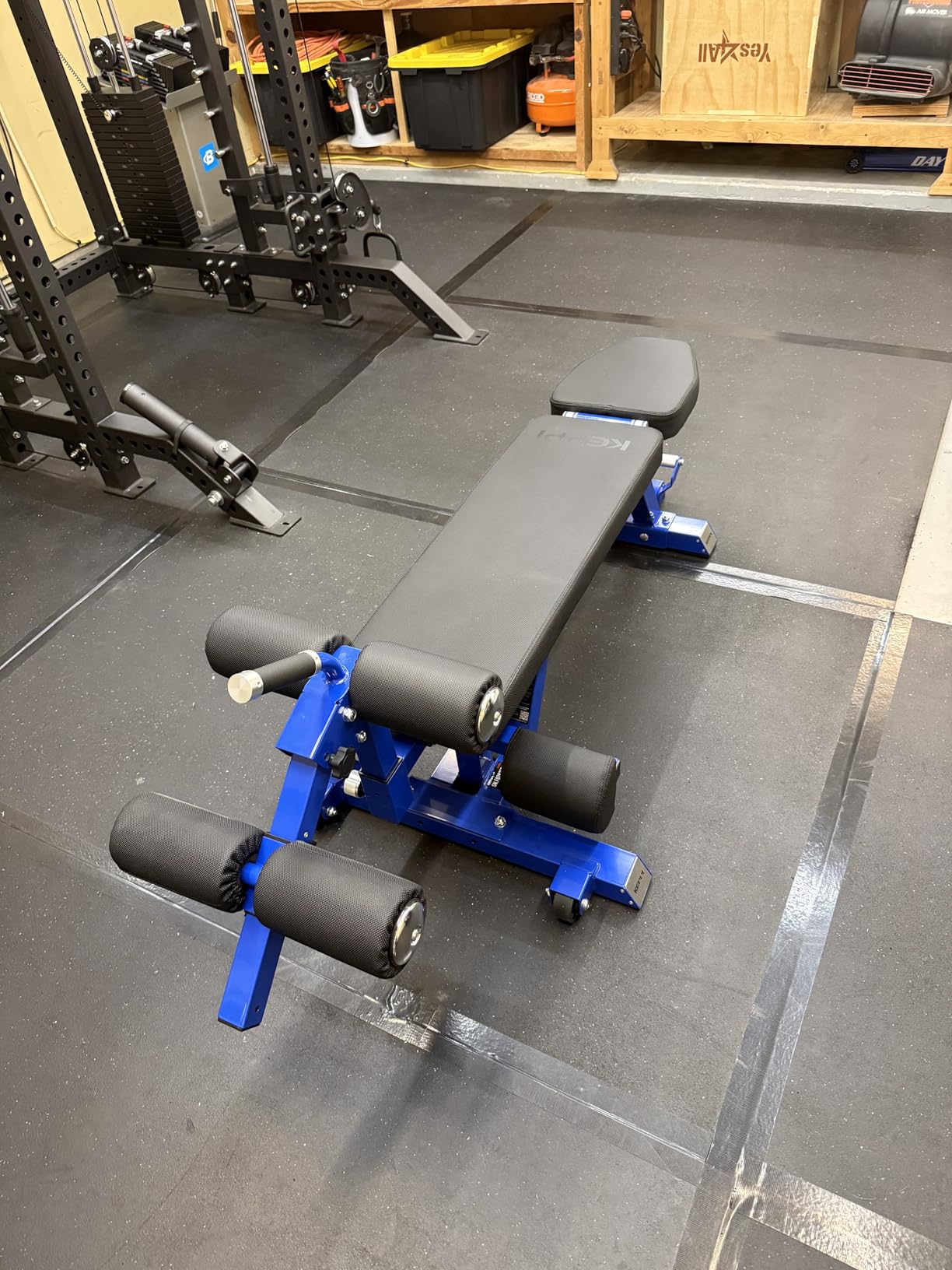 Keppi Fitness Bench6000 Weight Bench, Commercial Grade FID Workout Bench | 2200lb Flat Capacity, 11 Back&8 Seat Specialized Angles for Serious Lifters, 97lb Frame Weight with above 1 Gauge Support customer photo 2