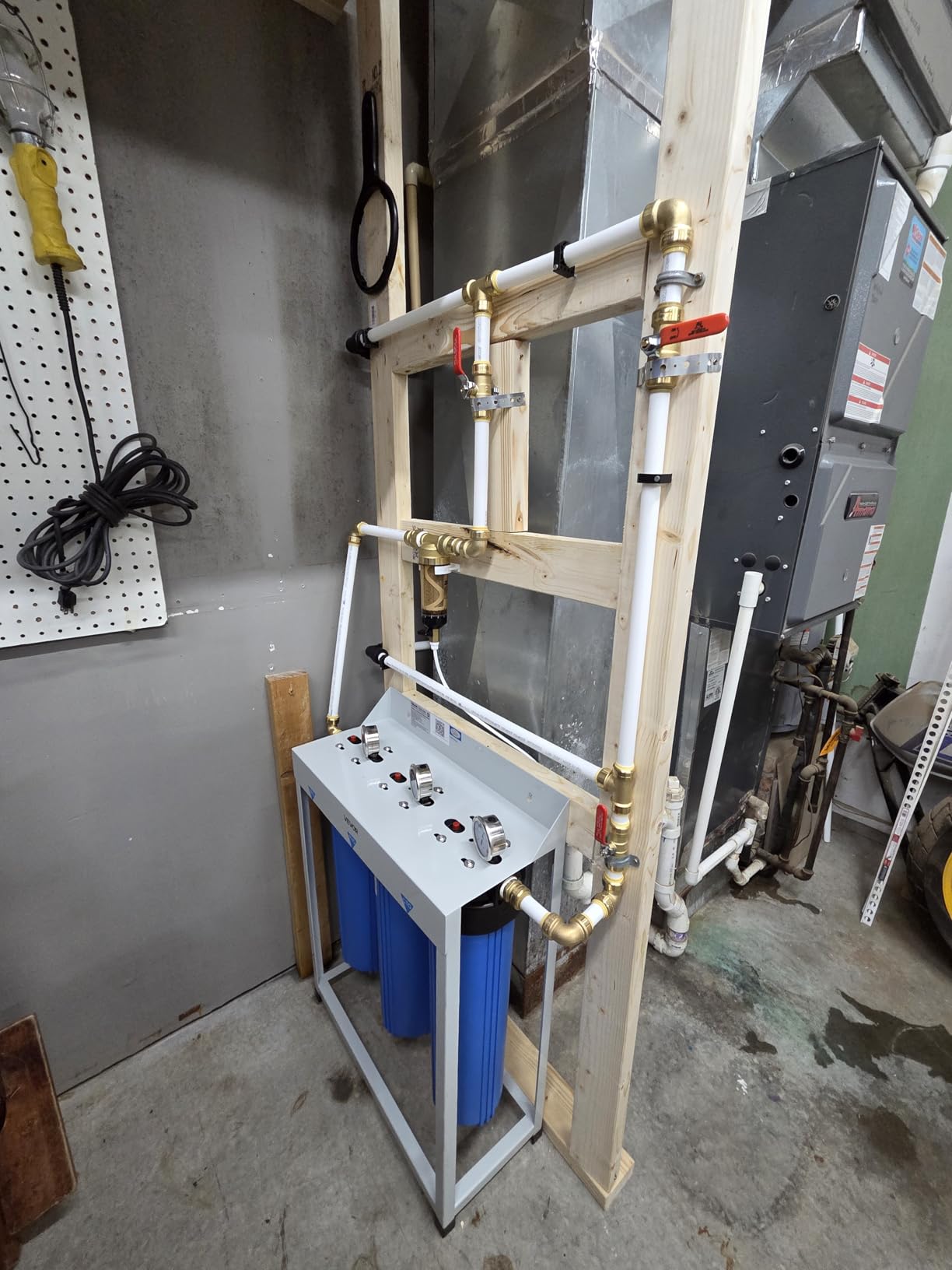VEVOR Whole House Water Filter System, 3-Stage | Sediment, IMR, CTO | 4.5