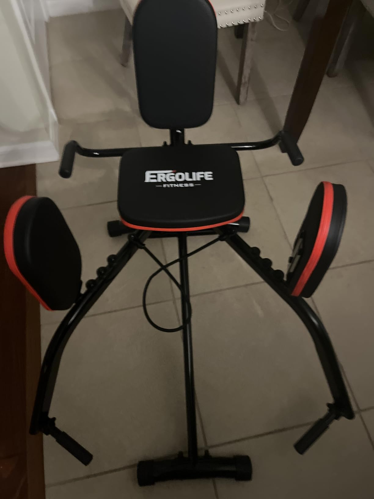ERGOLIFE Hip Abductor Machine for Home Gym, Glute & Thigh Exercise Trainer | 6 Levels Resistance, 440 lbs Capacity, Outer Thigh & Leg Sculpting, Booty Builder for Women/Sedentary/Postpartum Recovery customer photo 1