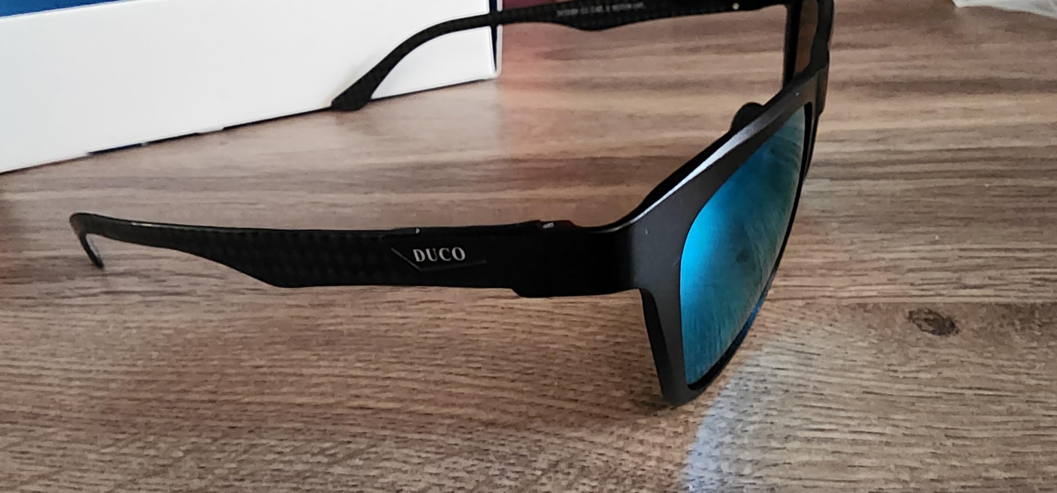 DUCO Polarized Sunglasses Mens Lightweight Carbon Fiber Sun Glasses for Men Driving Golf Fishing UV400 Protection DC8280 customer photo 2