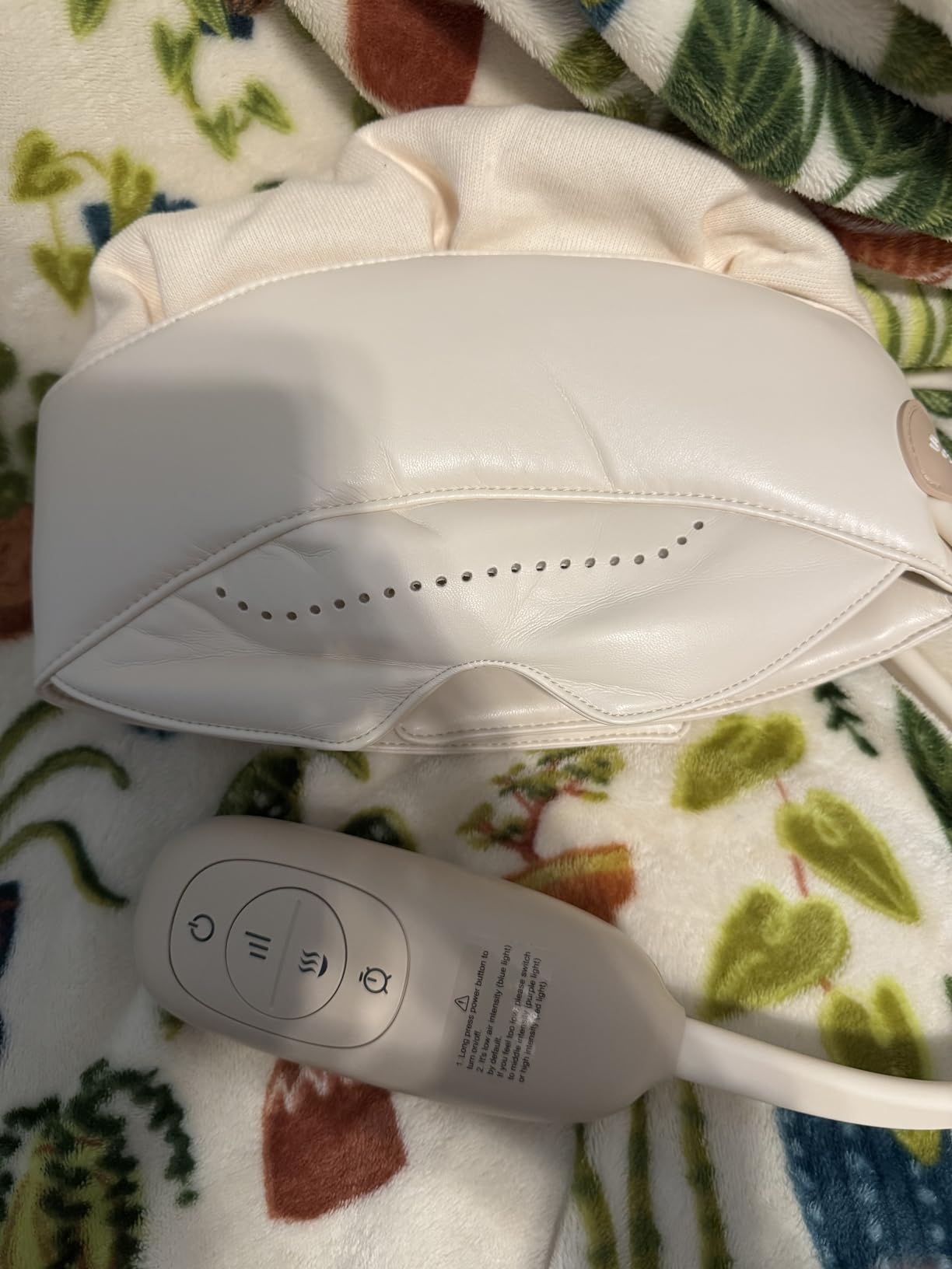 FSA Eligible HSA Approved Head Massager for Headaches, Eye Massager with Heat, 2200 mAh Electric Rechargeable Head Tool for Stress Relief, Migraine Relief Massager for Forehead, 6 Zone Kneading customer photo 1