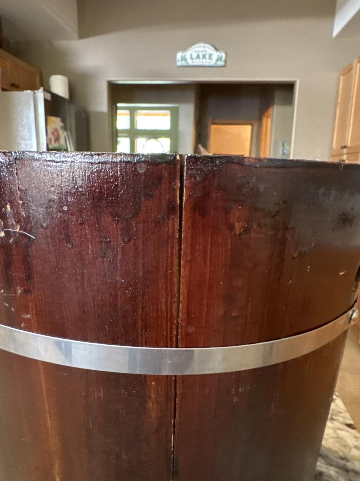 Elite Gourmet EIM418 Old Fashioned 4 Quart Vintage Walnut Wood Bucket, Electric Ice Cream Maker Machine, Uses Ice and Rock Salt Churns Ice Cream in Minutes customer photo 2
