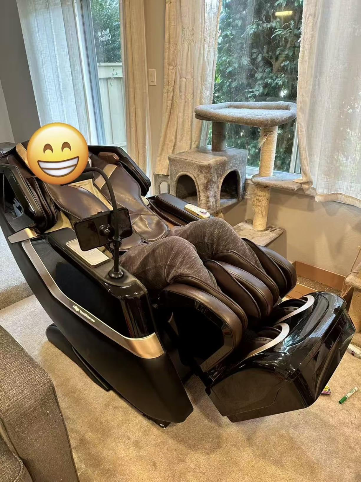 KoziSense KZ-313 Heated Jade Roller Full Body Massage Chair | 3D Rollers with Heated Jade Rollers, Spacious Wide-Seat, Deep Zero Gravity, 12 Auto Modes, 6 Manual Modes, 6 Custom modes customer photo 1