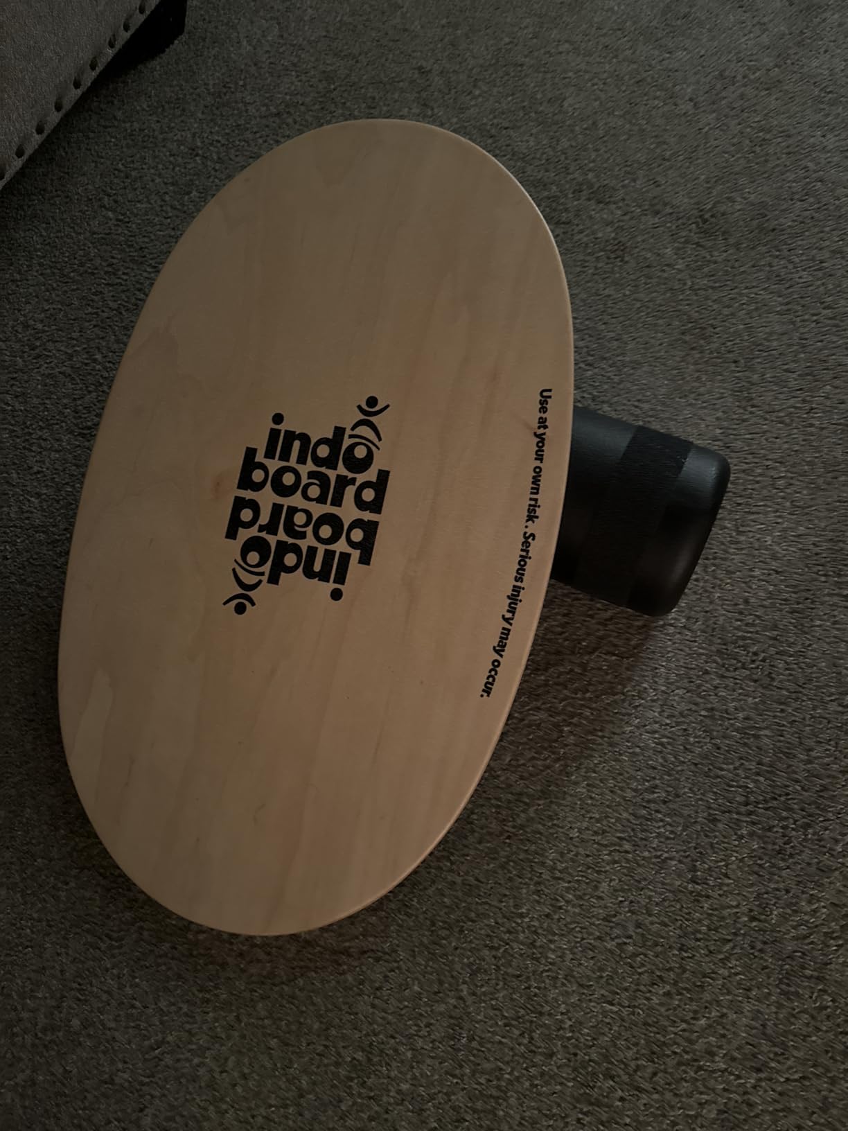 The Original Indo Board - Balance Board Trainer for Core Strength, Stability & Athletic Performance - Surfing, Skateboarding, Snowboarding, Yoga, Physical Therapy & More. Includes Board and Roller. customer photo 2