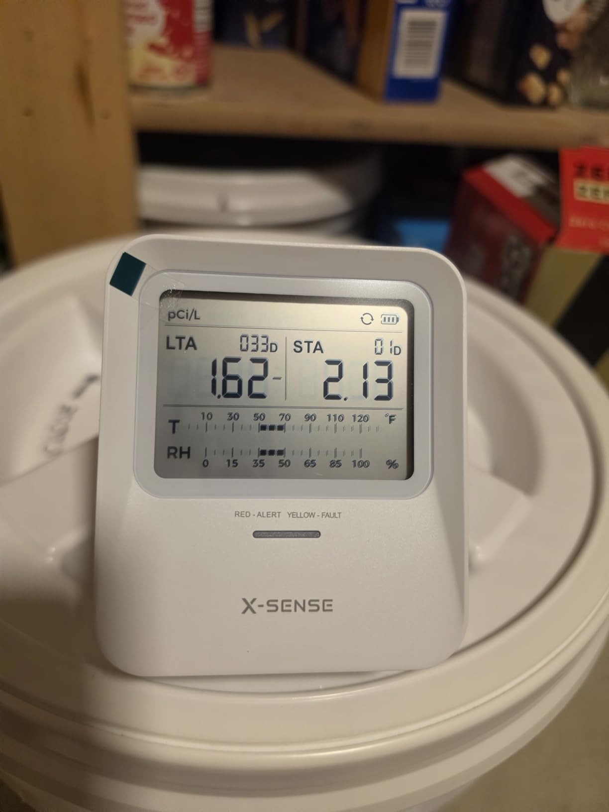 X-Sense Radon Detector for Home, Audible & Visual Alerts, XR0B-SR | Up to 90% Accuracy in 7 Days, 999-Day Radon Tracking, One-Touch Reset, Multi-Room Use, Temperature & Humidity Range Display customer photo 2
