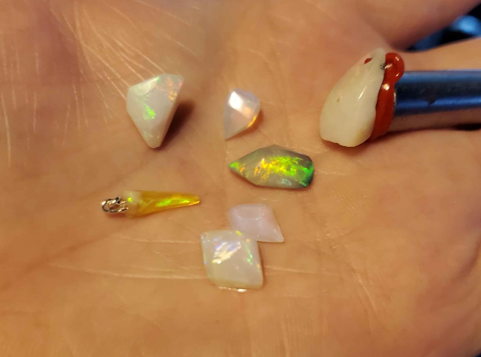 JuxLux 140 Gram Lapidary DOP Wax Faceting Strong Hold Dopping Wax Sticks for Lapidary DOP Wax Melting Pot Stone Heater Cabochons Cabbing Forming Buffing Polishing Cutting Dapping Diamond Ring Jewelry customer photo 1