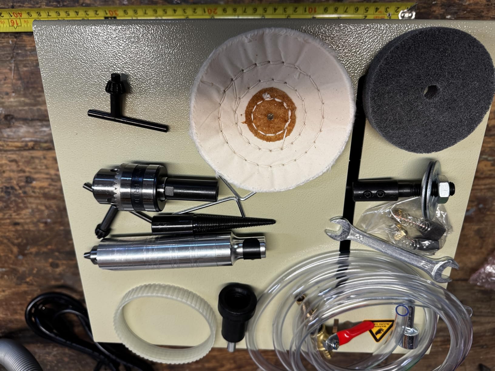 Lapidary Saw for Cutting Rocks with Vise Attachment | Jewelry Rock Saw, 110V 1380W Rock Cutter for Crafts Lapidary Equipment for DIY Gem Stone Grinding Woodworking Carving customer photo 2