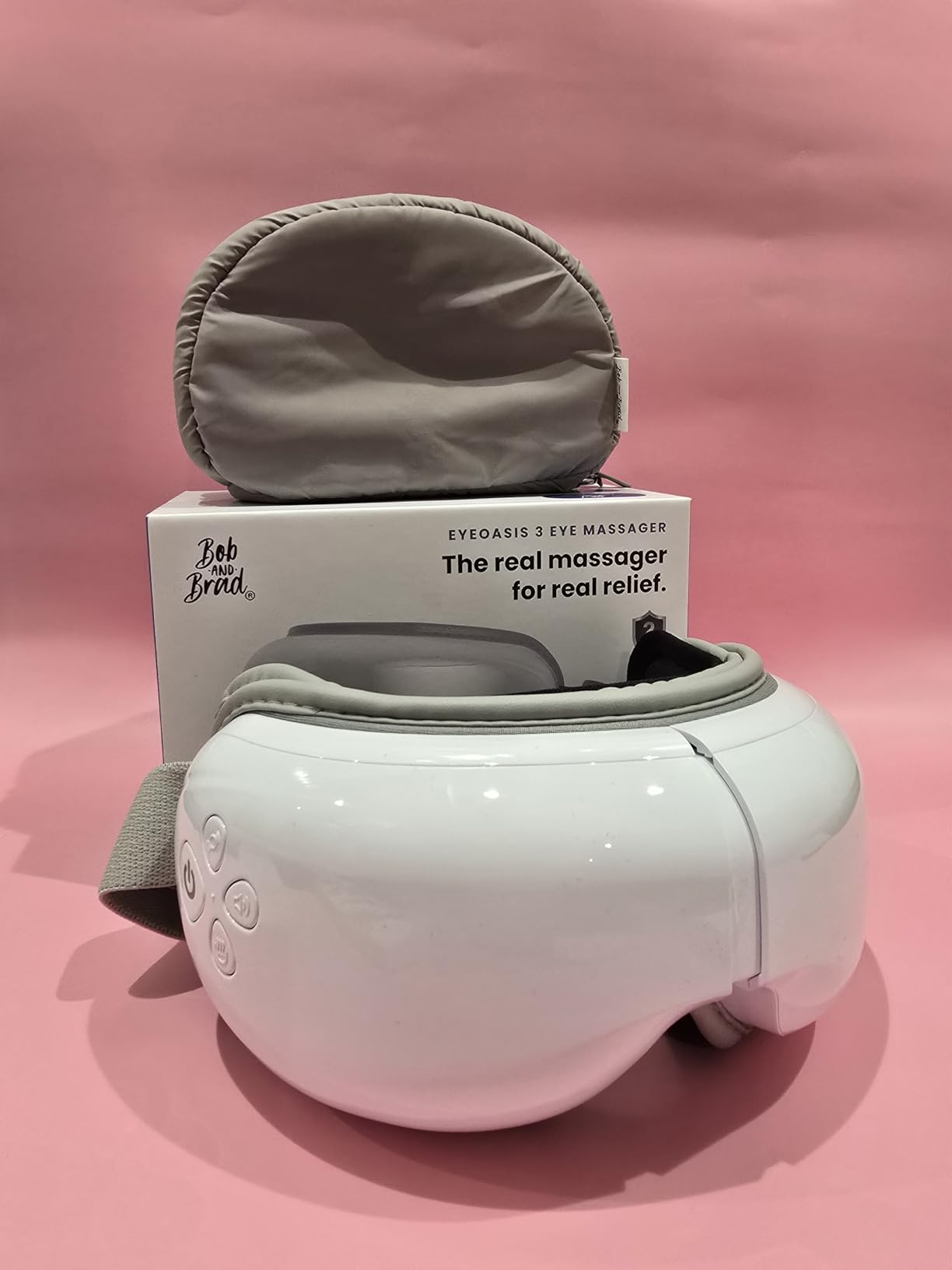 BOB AND BRAD Eye Massager with Heat and Cooling, FSA-HSA Eligible, Heated Eye Massager Mask for Dry Eyes, Migraines, Headaches Relief, Reduce Strain, Improve Sleeping, Birthday Gift for Women Men customer photo 2