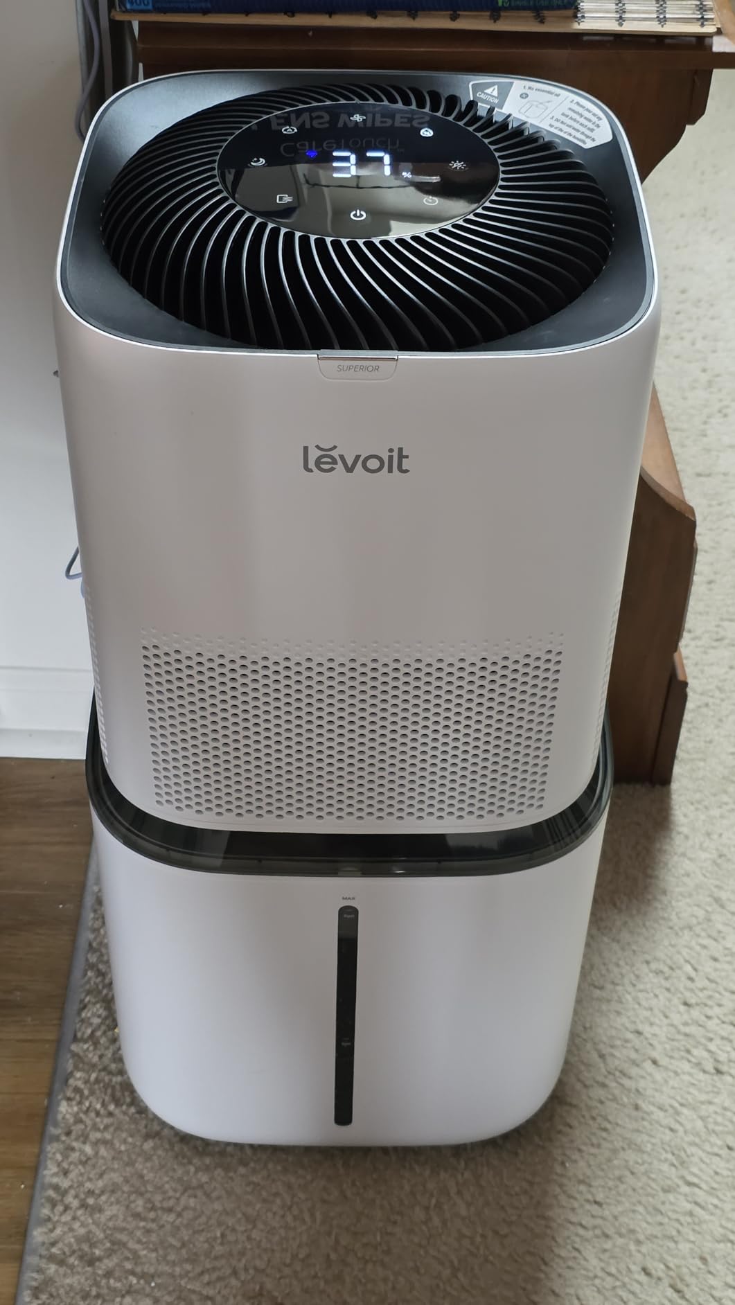 Levoit Evaporative Humidifiers for Home Whole House, 23L Superior 6000S | Up to 3000ft2, Last 72H, No White Dust, Tap Water Friendly, Auto Mode, Easy to Clean & Move, Foldable Storage, Smart Control customer photo 1
