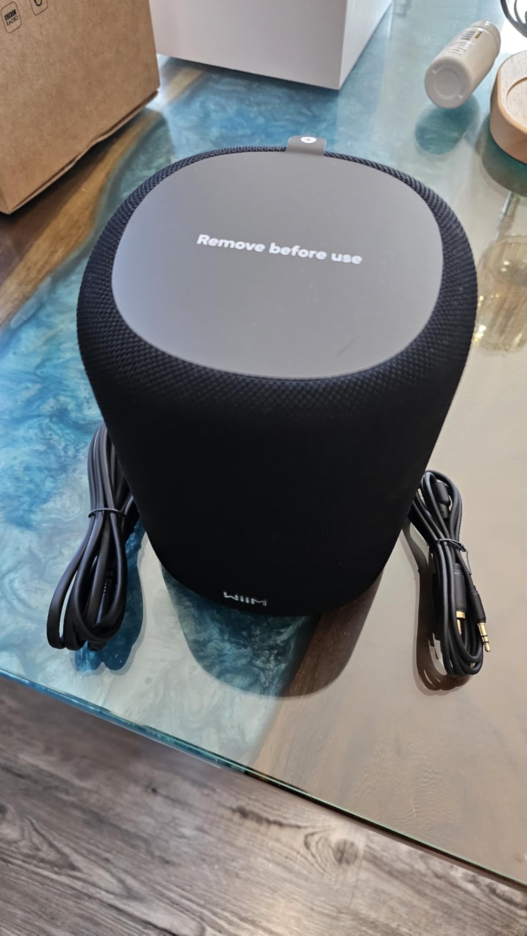 WiiM Sound Lite Smart Speaker, Multi-Room Wireless Speaker, White | Hi-Res Audio, RoomFit tuning, Multi-room Streaming customer photo 1