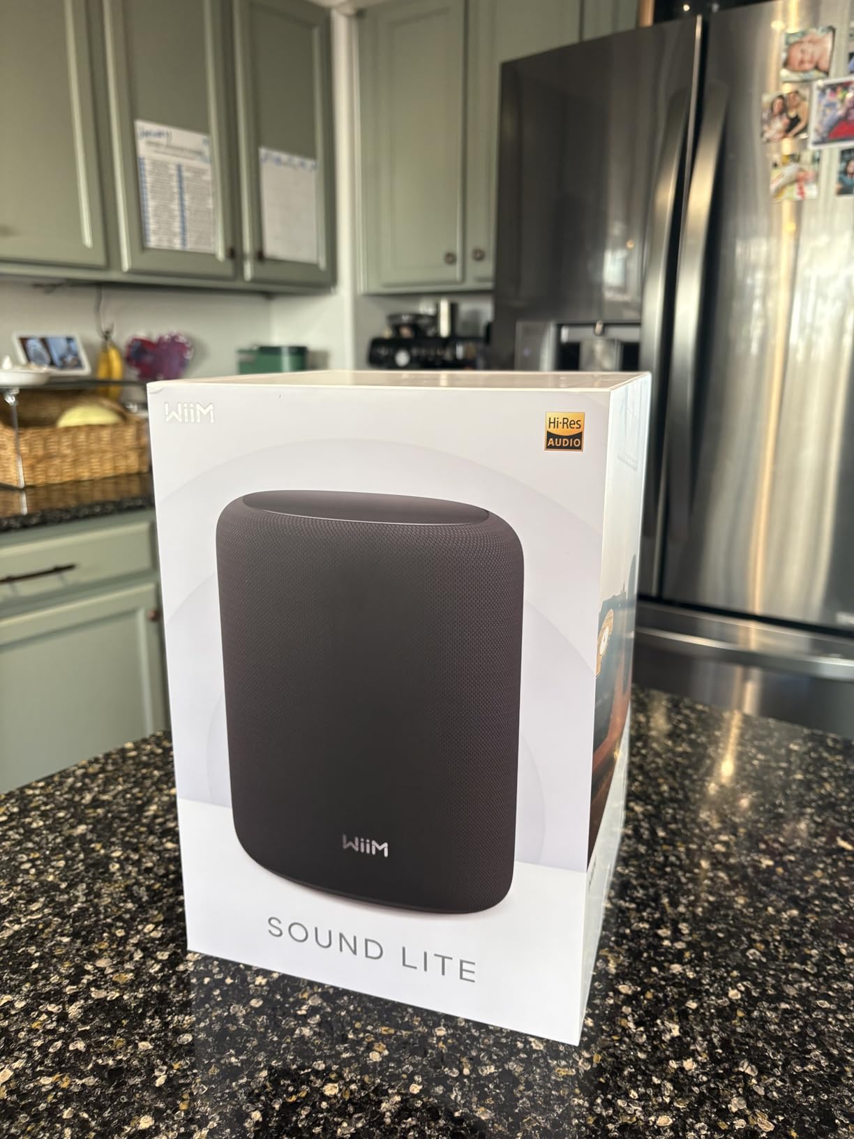 WiiM Sound Lite Smart Speaker, Multi-Room Wireless Speaker, White | Hi-Res Audio, RoomFit tuning, Multi-room Streaming customer photo 2