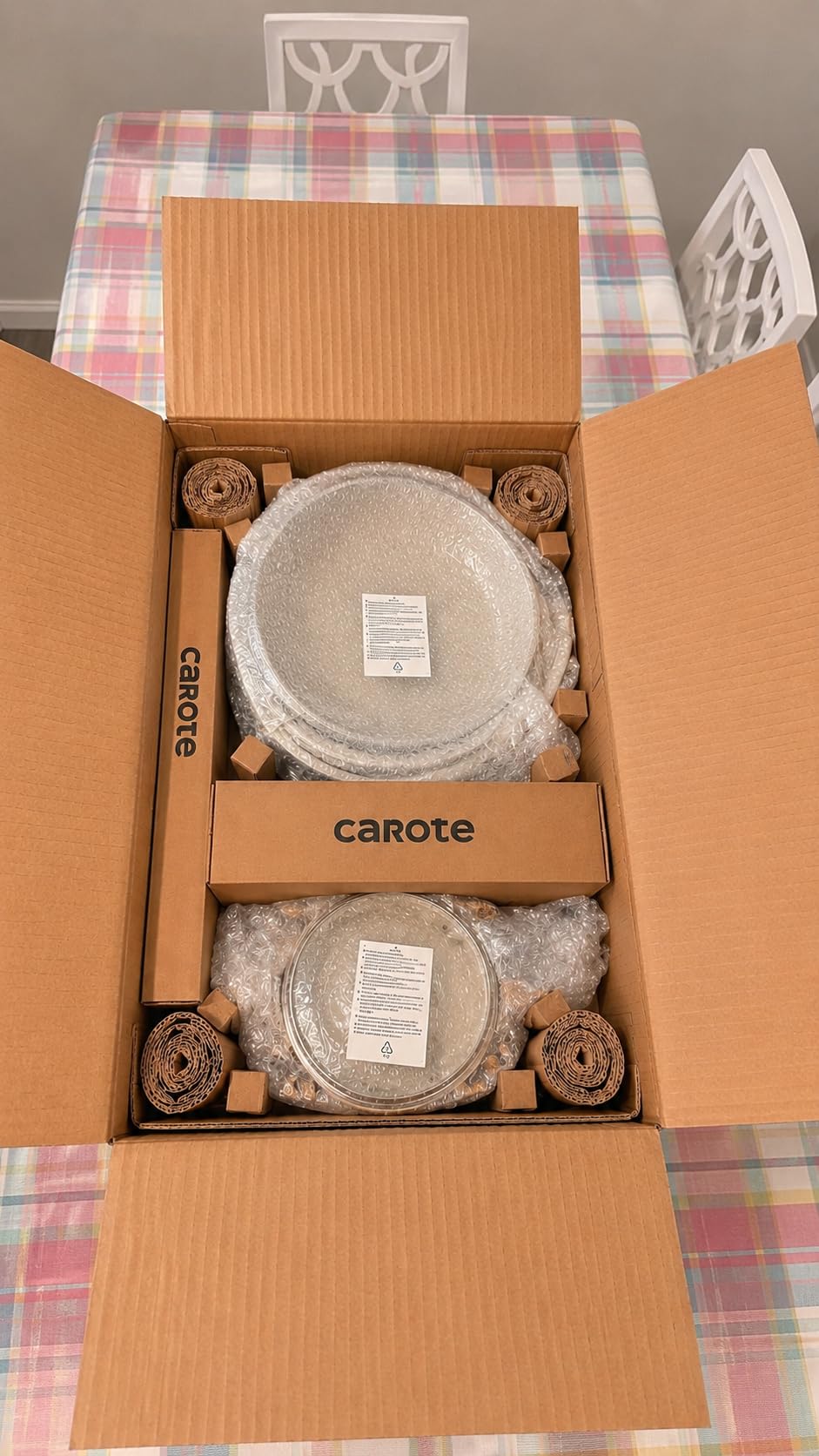 CAROTE 21pcs Ceramic Cookware Set, Pots and Pans Set | Non-Toxic Healthy Induction Cooking Set, Easy Clean, Fast & Even Heating, Fit All Stovetops, PFAS FREE customer photo 1