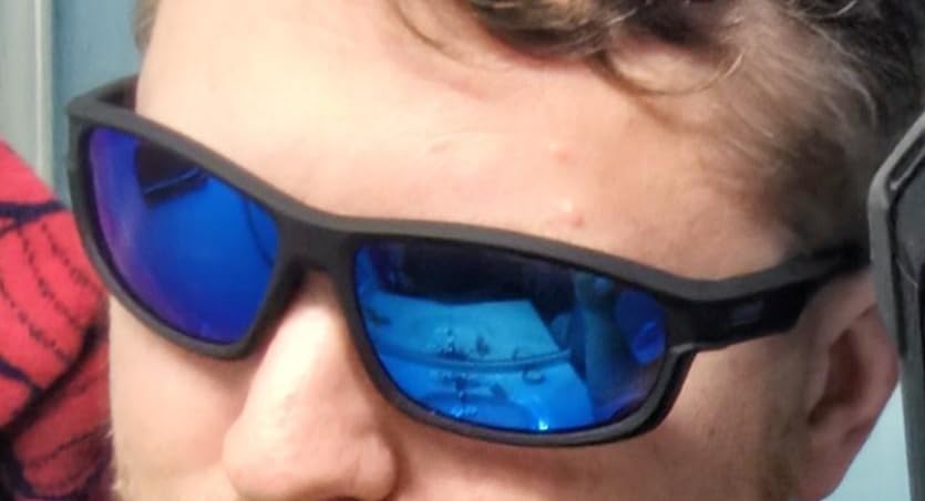 Zilkers Floating Polarized Sports Sunglasses for Men | Rubberized | Wrap Around | Fishing Boating Watersport customer photo 2