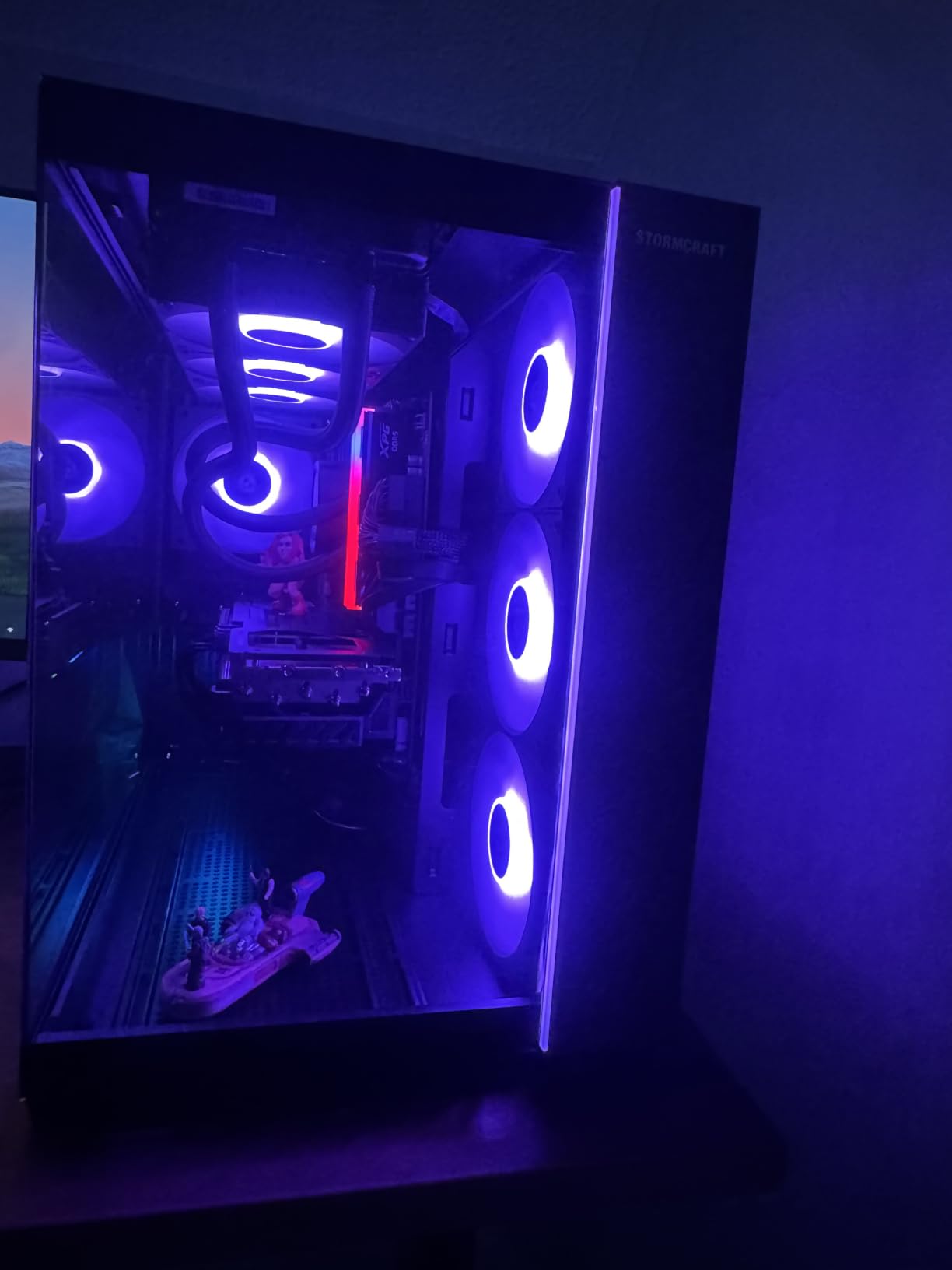 STORMCRAFT Falcon AI Gaming PC R7 7800X3D, RX 9070 XT 16G, 32GB DDR5, 1TB SSD | AMD Ryzen 7 CPU, 850W PSU, 360mm AIO, ARGB Fans, USB-C, Bluetooth, Wi-Fi VR Ready Pre Built Desktop Game Design Office customer photo 2