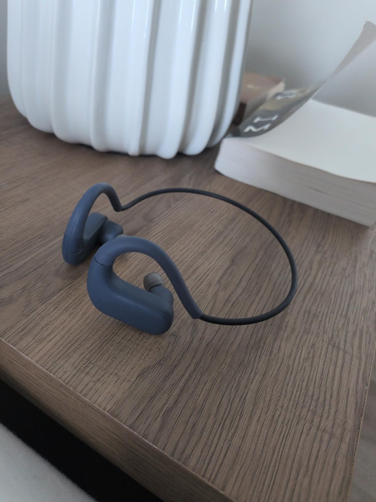 SANOTO Swimming Headphones, in Ear Bone Conduction Headphones Bluetooth 5.4, IPX8 Waterproof Earbuds Sport, 8G MP3 Player Swimming Earphones, Underwater Headphones for Swim, Run, Surf, Cycle customer photo 1