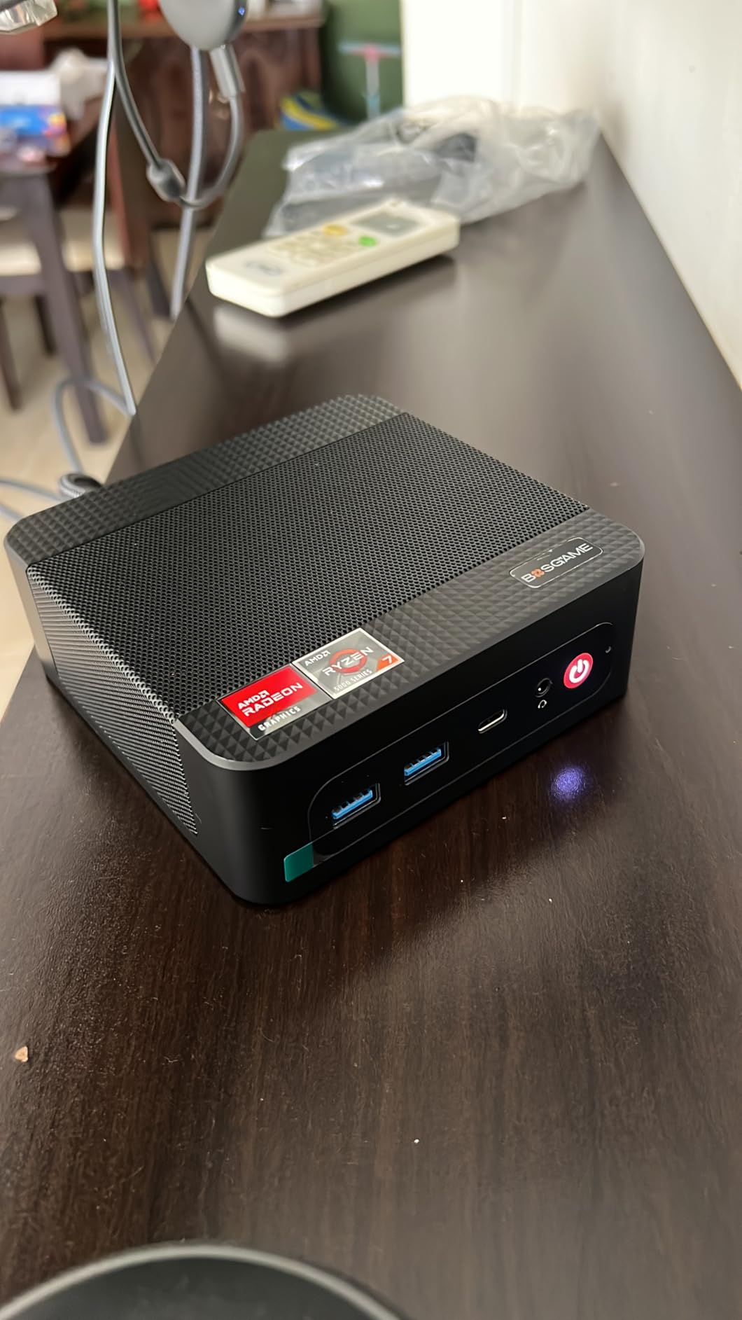 BOSGAME E5 11 Pro Mini PC, AMD Ryzen 5300U 4C/8T, Business Home Office PC | 8GB DDR4 256GB M.2 2280 SSD, 2.5 GbE Dual Lan Desktop Computers, Triple Displays 4K 60Hz, Wi-Fi 5, BT 5.0 customer photo 2