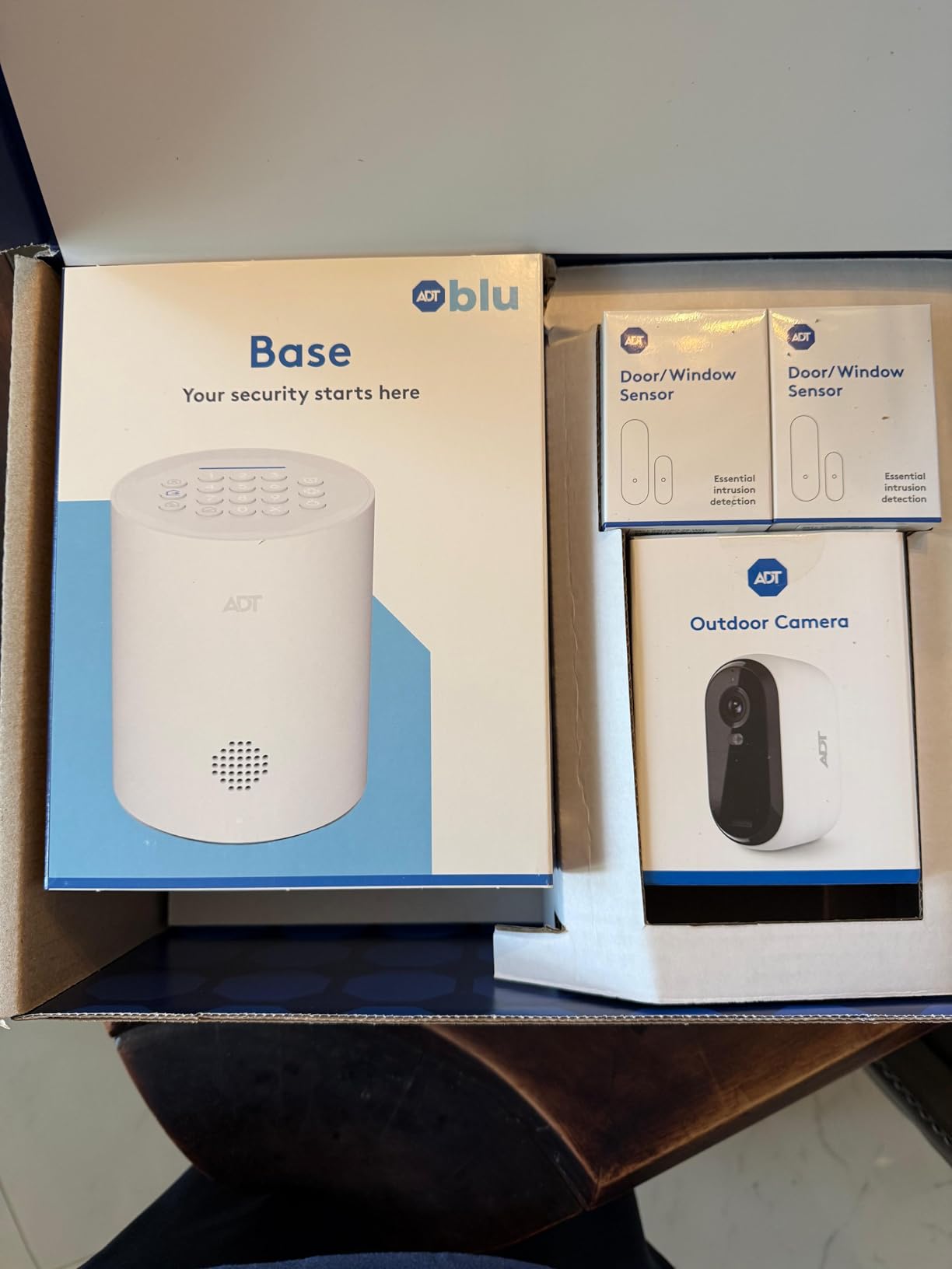 ADT Video Doorbell Home Security System, 2K HDR, Plan Required | 2K HDR doorbell, 180 degree view, Night vision, Door/window sensors, ADT+ App, Monitoring available customer photo 2