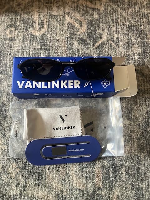 VANLINKER Trendy 90s Slim Thin Rectangle Sunglasses for Women Men VL9918 customer photo 2