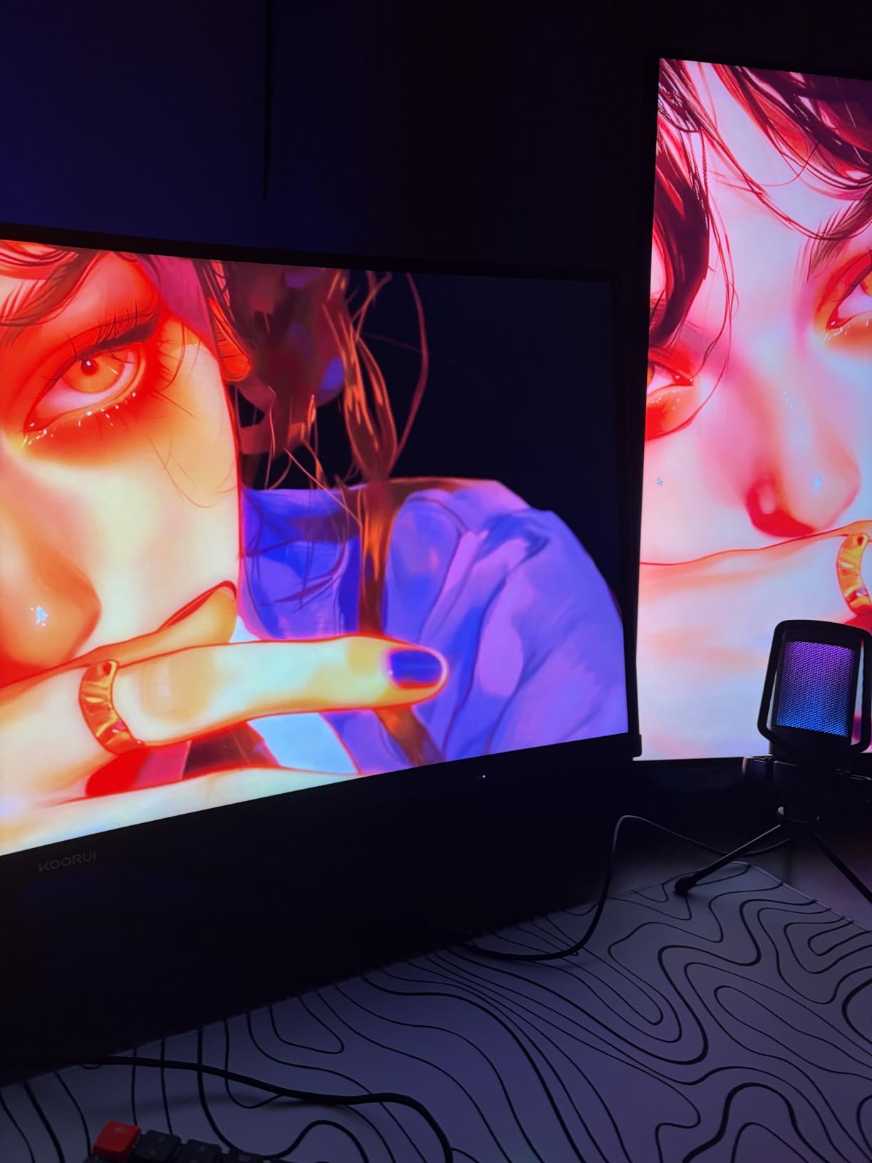 KOORUI 34 Inch 240Hz WQHD 3440x1440 Ultrawide Curved Gaming Monitor, 1500R | 1ms, AMD FreeSync Premium, G-SYNC Compatible, HDR400, 98% DCI-P3, HDMI 2.1, DP 1.4 customer photo 1