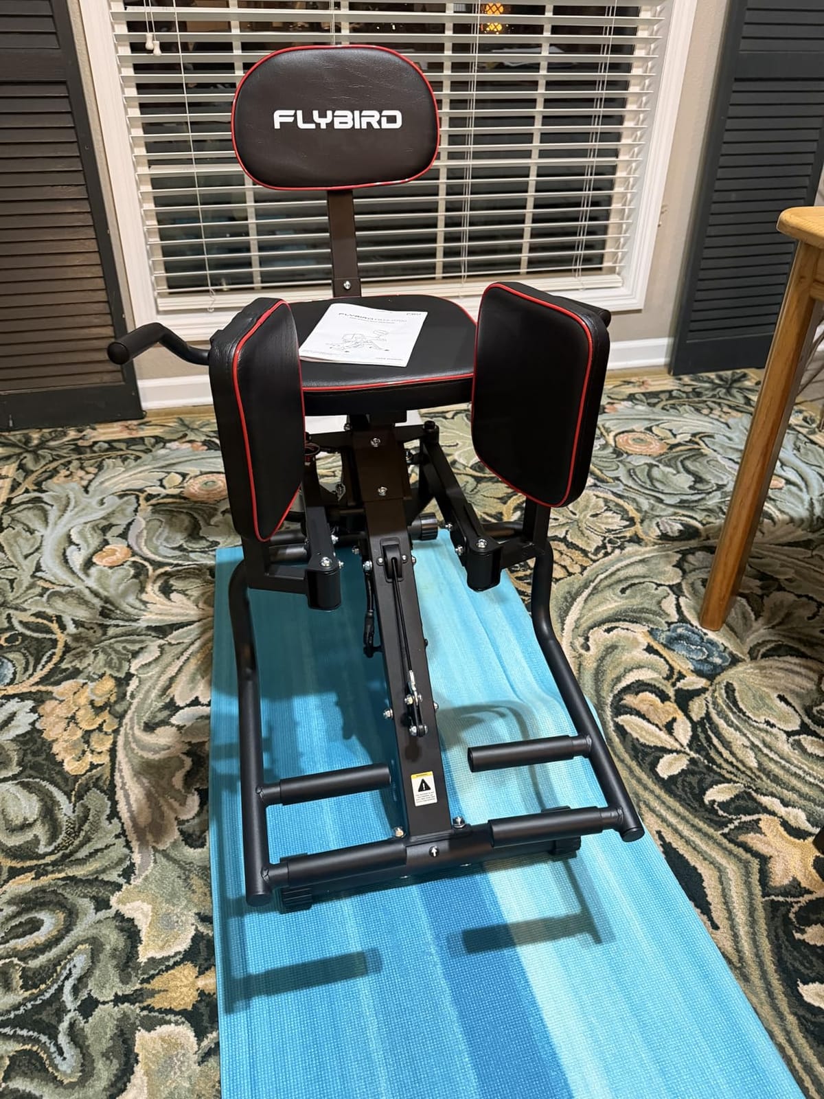 HA1 2-in-1 Hip Abductor and Adductor Machine, Glute & Inner Thigh Workout Equipment for Home Gym, Leg Workout and Booty Builder with 6 Adjustable Resistance Bands and Dual Foot Bar customer photo 1