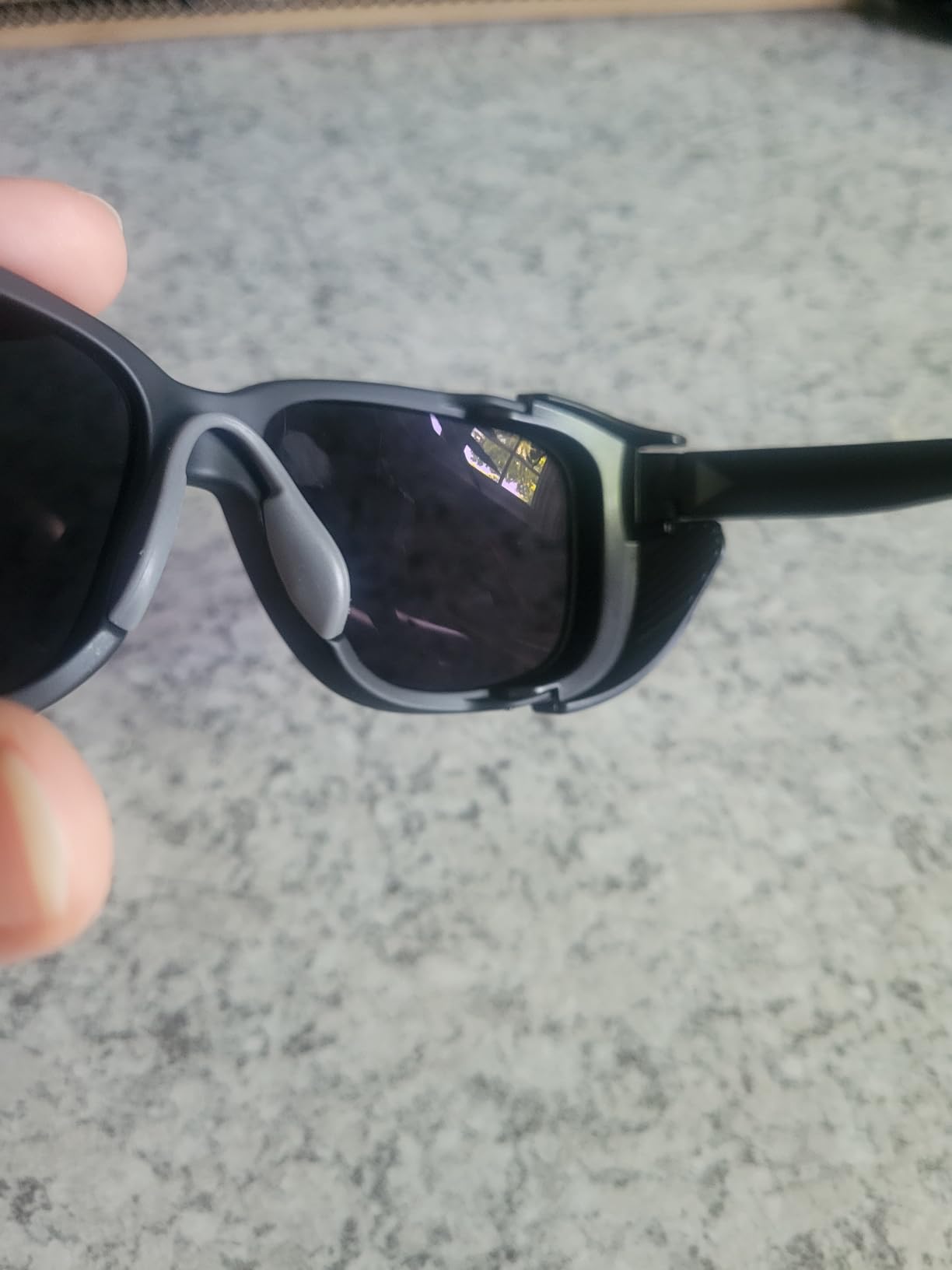 Goiteia CAT 4 Glacier Sunglasses, 5% VLT Polarized Mountain Sunglasses | Removable Side Shields, Wrap Around Snow Hiking Sunglasses for Alpine, Trekking, Climbing, 100% UV400 Protection customer photo 2