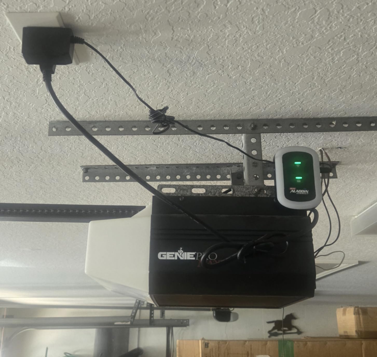 Genie Aladdin Connect Smart Garage Door Controller, Single Door Kit ALKT2-R | Wi-Fi Enabled, App Control, Works with Most Major Brands, Monitor & Control Garage from Anywhere with iOS & Android Devices customer photo 1