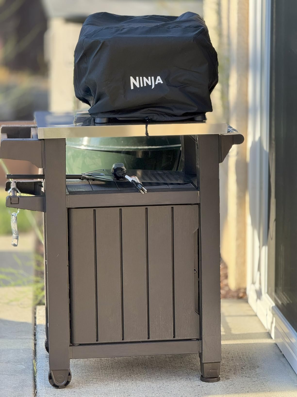 Ninja Artisan™ 5-in-1 Portable Electric Pizza Oven, Blue & Gold, MO201BL1 | Ninja Artisan 5-in-1 Pizza Oven offers 5 pizza styles, bakes & proofs at up to 700°F, fitting a 12