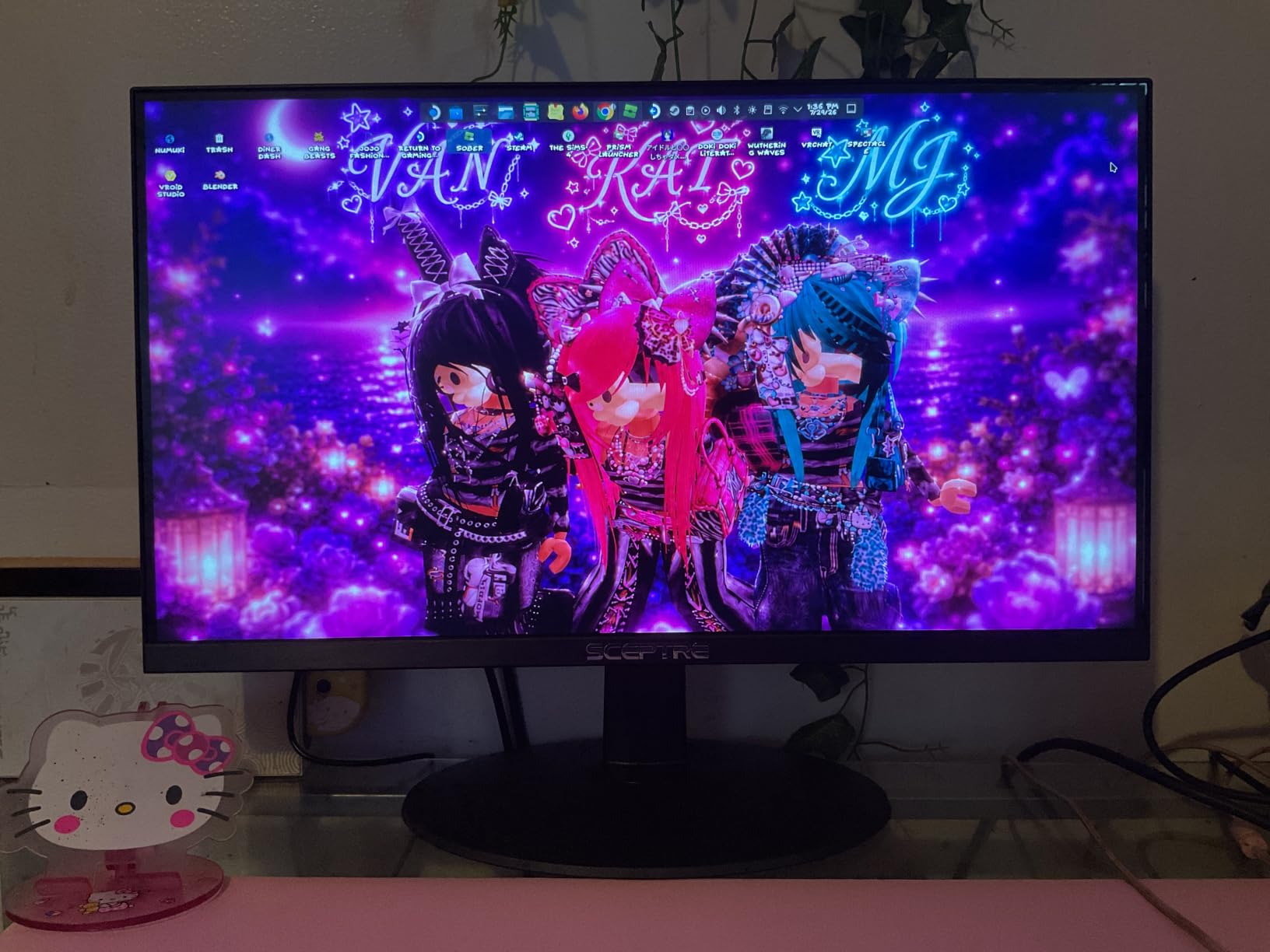 New! Sceptre 34-inch Prime Gaming Monitor 3440 x 1440 up to 180Hz DisplayPort HDMI Build-in Speakers, Machine Black 2027 (E345B-QU180D Series) customer photo 1