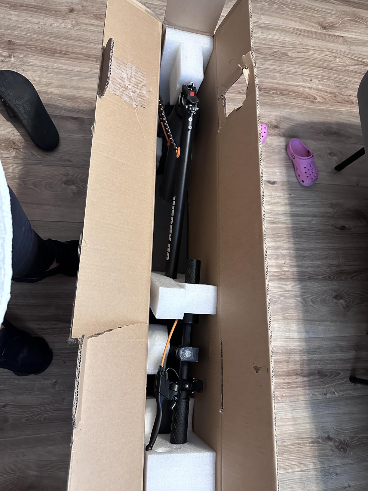 WERHY Electric Scooter, 500W/350W Powerful Motor & 19MPH Top Speed, 16/25/27 Miles Range, Folding E Scooter with Dual Braking for Teens and Adults customer photo 2