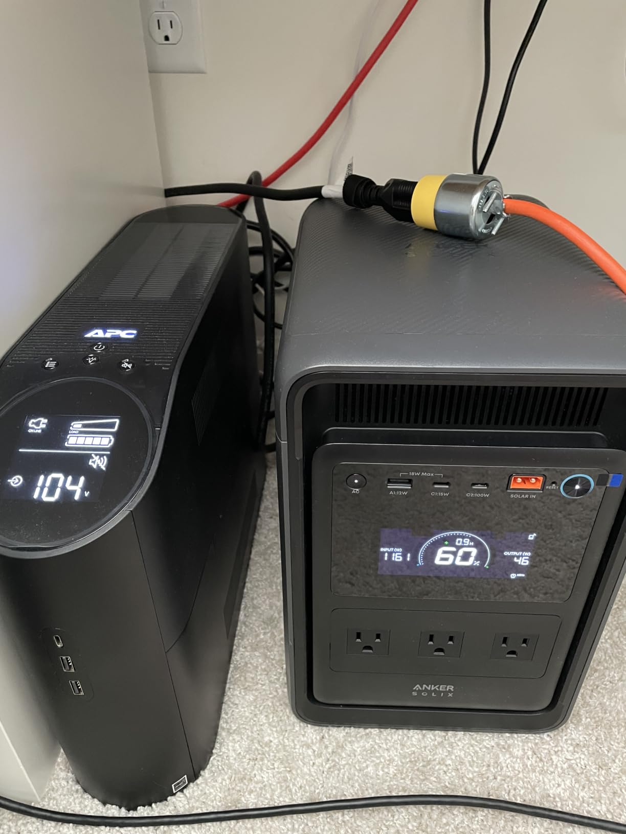 Anker SOLIX S2000 Portable Power Station, 2,010Wh, 3,000W Peak, Home Backup | LiFePO4 Battery, Up to 35-Hour Fridge Backup, 1,500W Solar Generator for Home, UPS, Outdoor, and Emergency Use customer photo 2