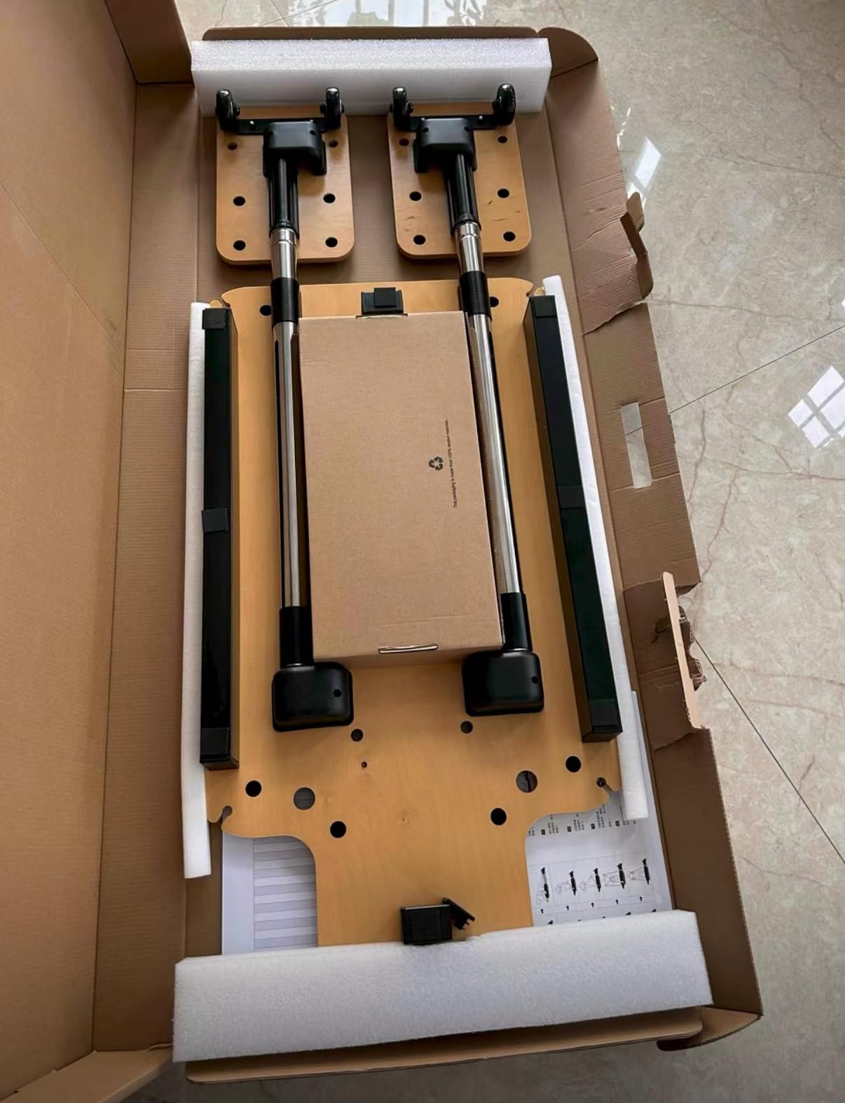 Pilates Reformer Machine, Wooden Pilates Board for Home | Solid Maple Wood; Stable One-Piece Design; Guided Videos; Bonus Pilates Ball & Socks; 610 lbs Capacity customer photo 1