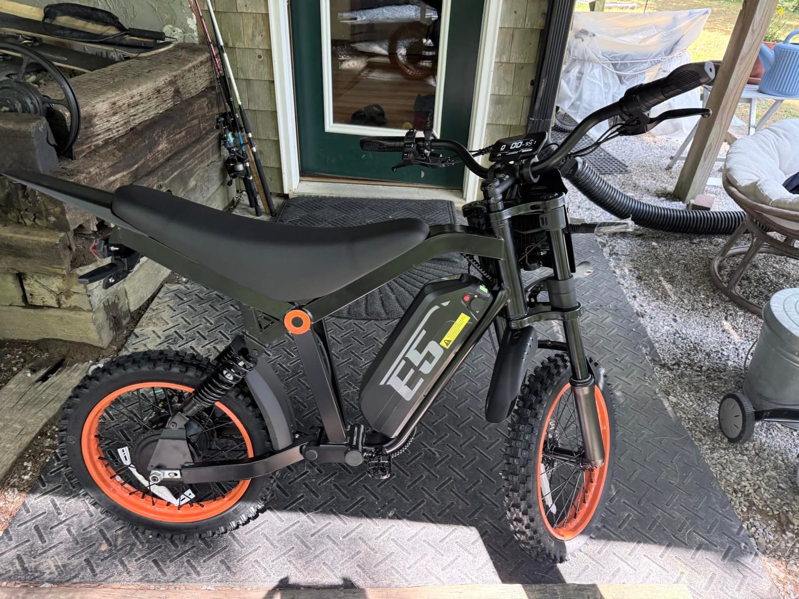 Electric Dirt Bike, 1500W Peak Electric Motorcycle with 48V 20AH Battery, Full Disc Brake and Suspensions, 50-Mile Range, 32 MPH, LCD Display & NFC Start, Off-Road E Dirt Bike for Teens Adults customer photo 1