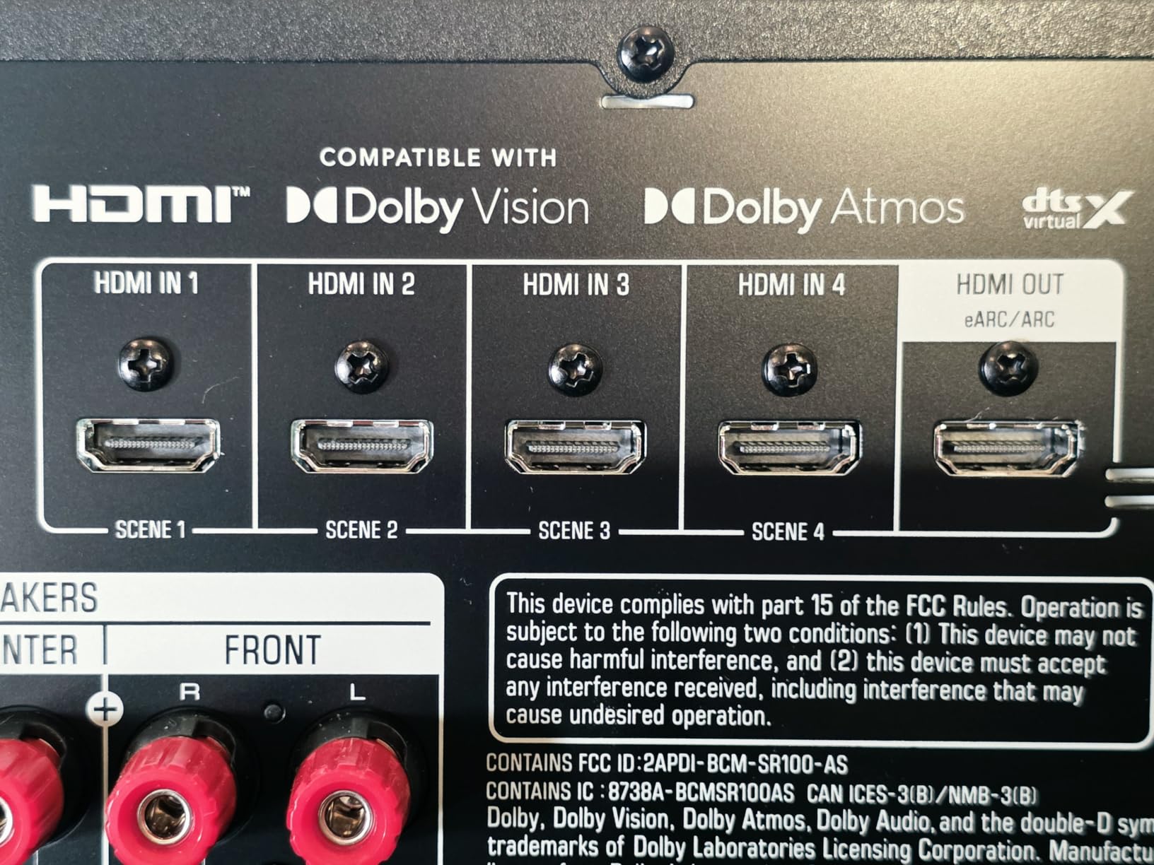 Yamaha RX300A 5.2-Channel Home Theater AV Receiver with Dolby Atmos, 4K120/8K HDMI and Bluetooth Multipoint (Black) customer photo 2