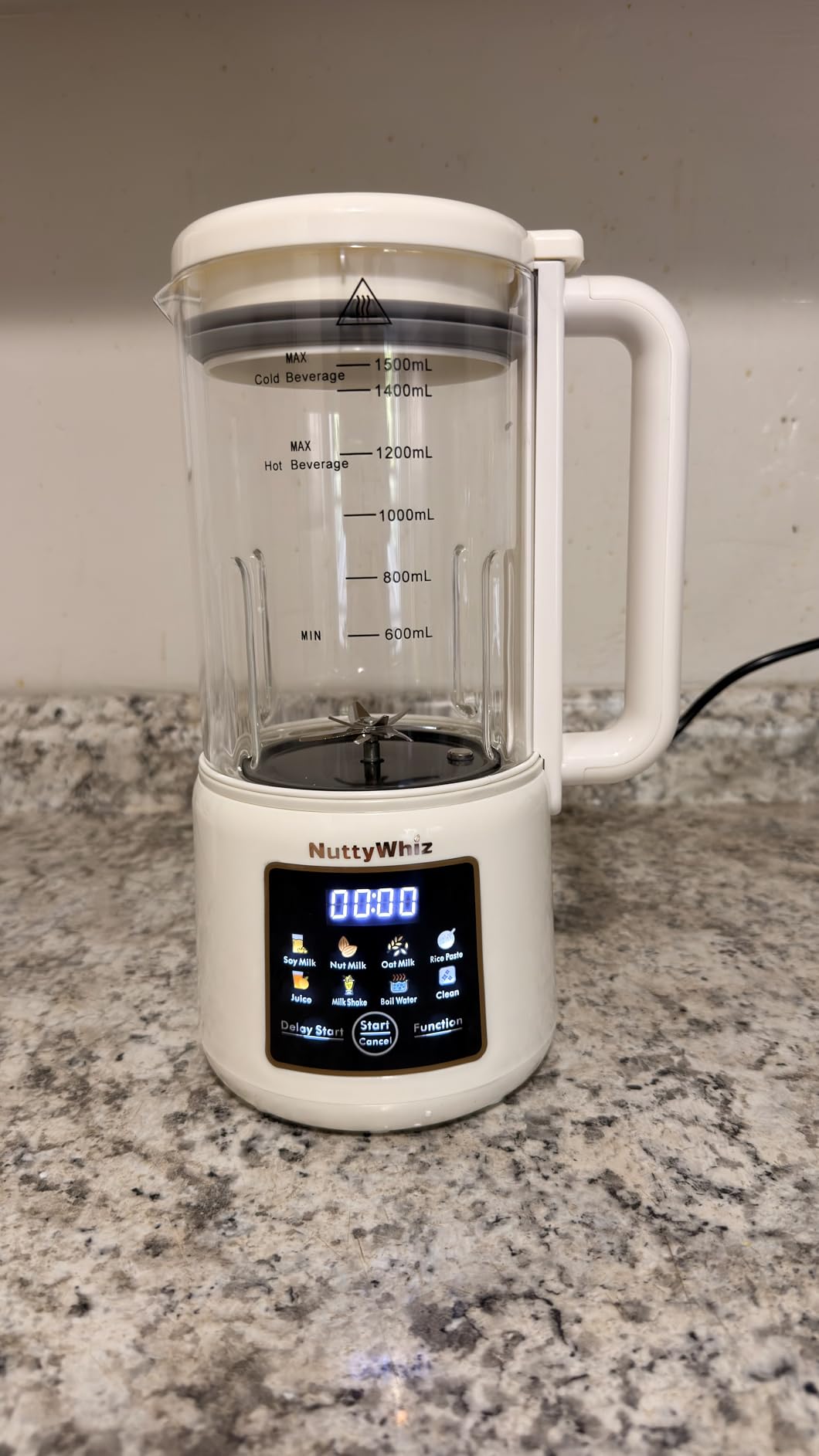 50oz Nut Milk Maker Machine, 8 in 1 Soy Milk Maker with 12 Blades, No Soak/Delay Start/Keep Warm/Self-Clean customer photo 1