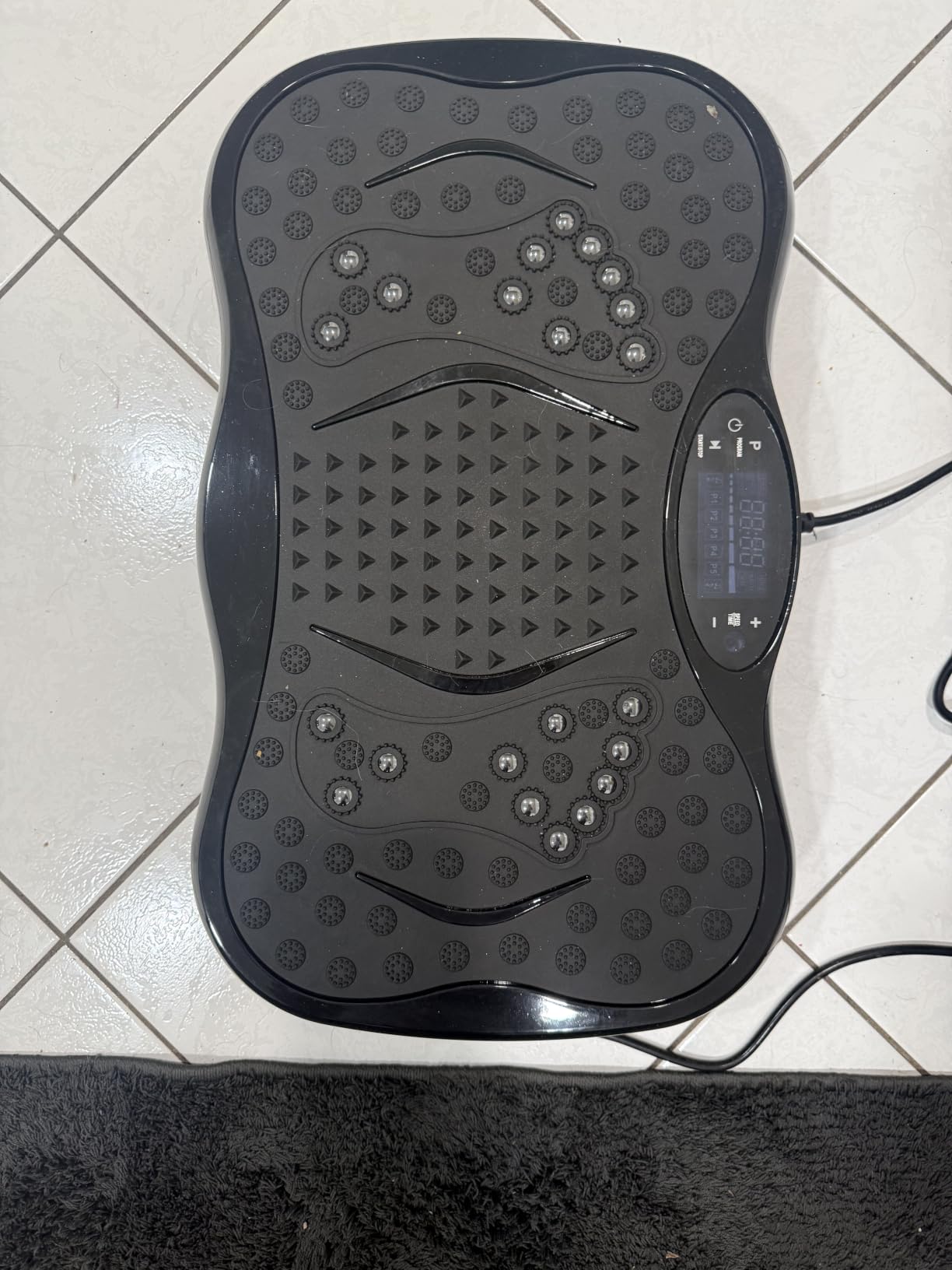 Vibration Plate Exercise Machine, Lymphatic Drainage Machine for Weight Loss, Lymphatic Drainage & Muscle Recovery, Multiple Speeds with Bluetooth & Remote, Max User Weight 330lbs customer photo 1