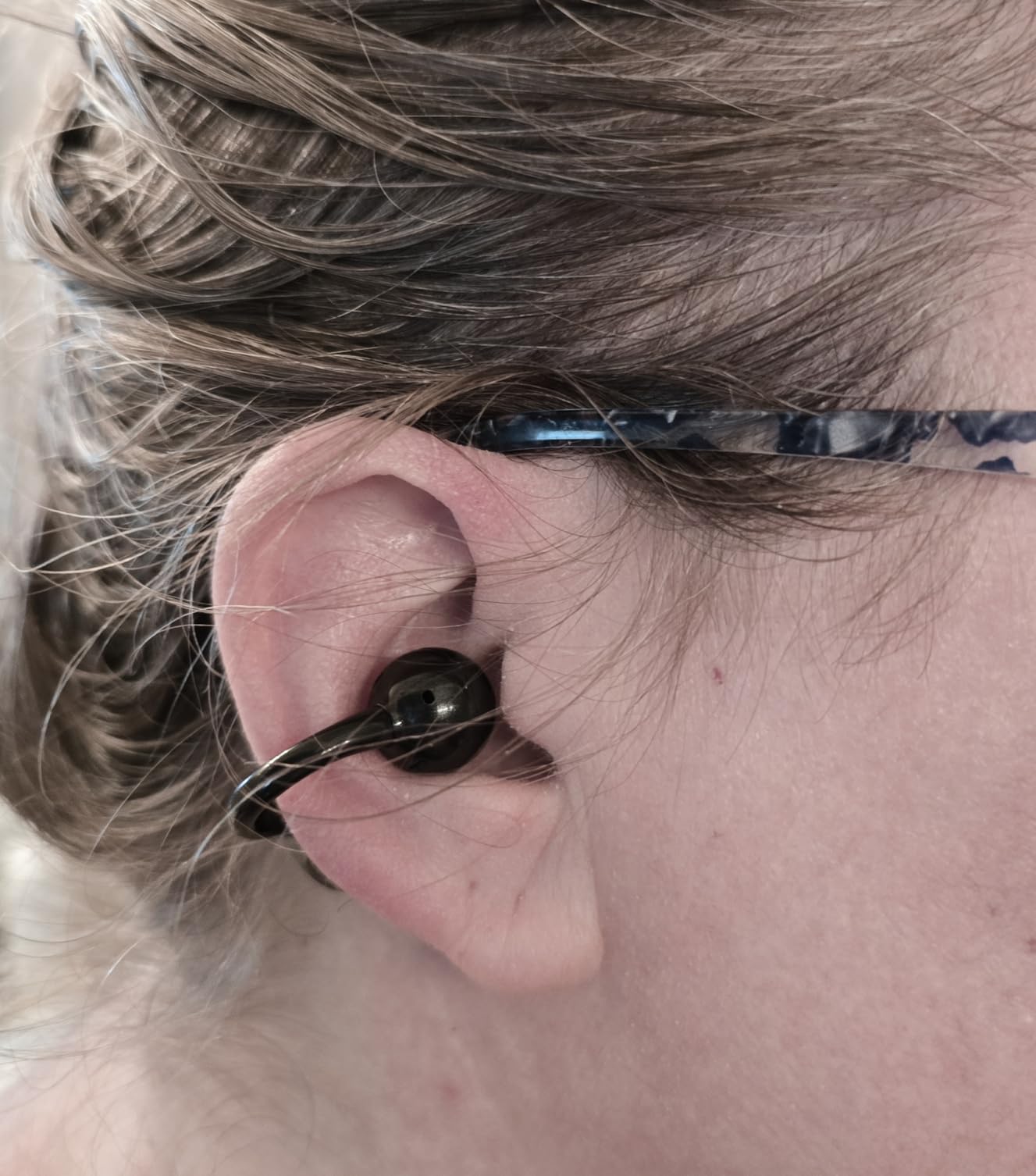 SoundPEATS UU2 Wireless Open Ear Earbuds for Glasses, LDAC Hi-Res, 42H IPX5 | Memory Steel Wire, 4.73g Each, Dynamic EQ, 12mm Driver, Bluetooth 6.0 Multipoint, 15min Fast Charge for Running Gym Workouts customer photo 2