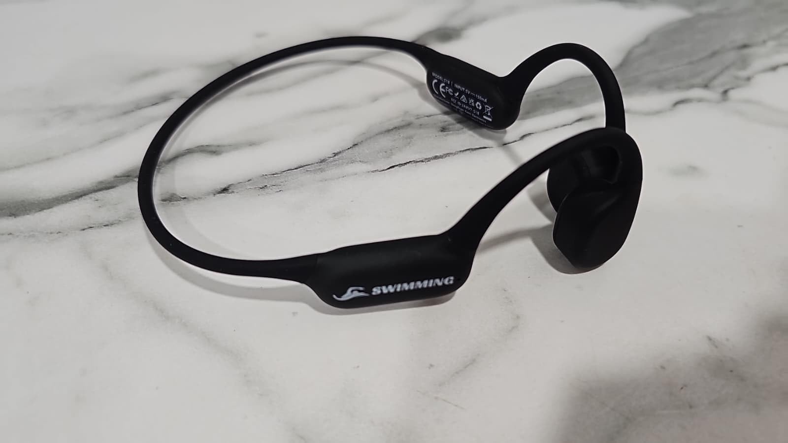 Swimming Headphones Underwater, Bone Conduction Headphones for Swimming, Bluetooth 5.4 Wireless Open Earphones with MP3 Mode 32GB Memory, IP68 Waterproof Swimming Headphone for Running, Surfing customer photo 2