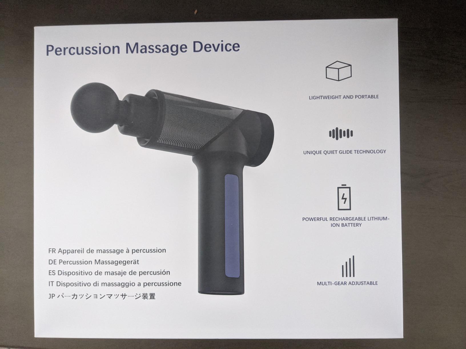 Massage Gun, 30 Speeds, 6 Heads, Quiet Deep Tissue Muscle Massager, Mini Handheld Percussion Massager for Athletes and Muscle Recovery customer photo 2