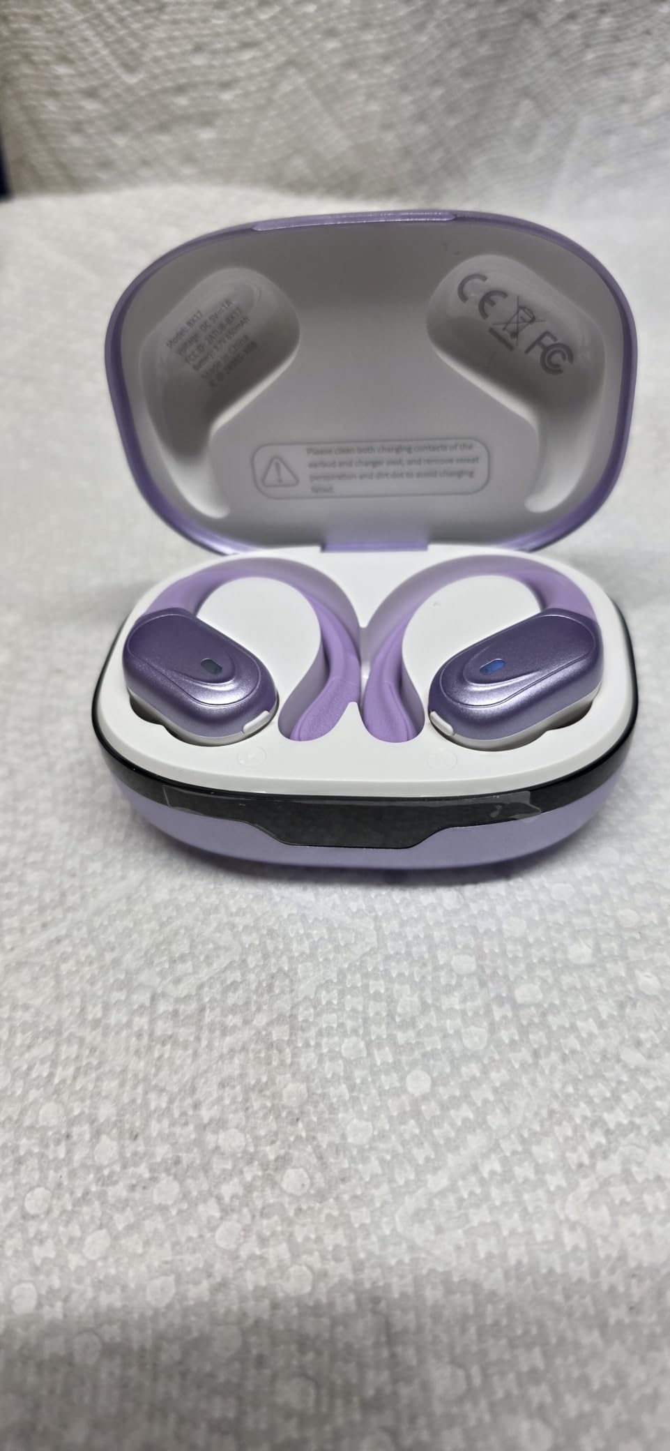 HAOYUYAN Wireless Earbuds, Sports Bluetooth Headphones, 80Hrs Playtime Ear Buds with LED Power Display, Noise Canceling Headset, IPX7 Waterproof Earphones for Workout/Running customer photo 1